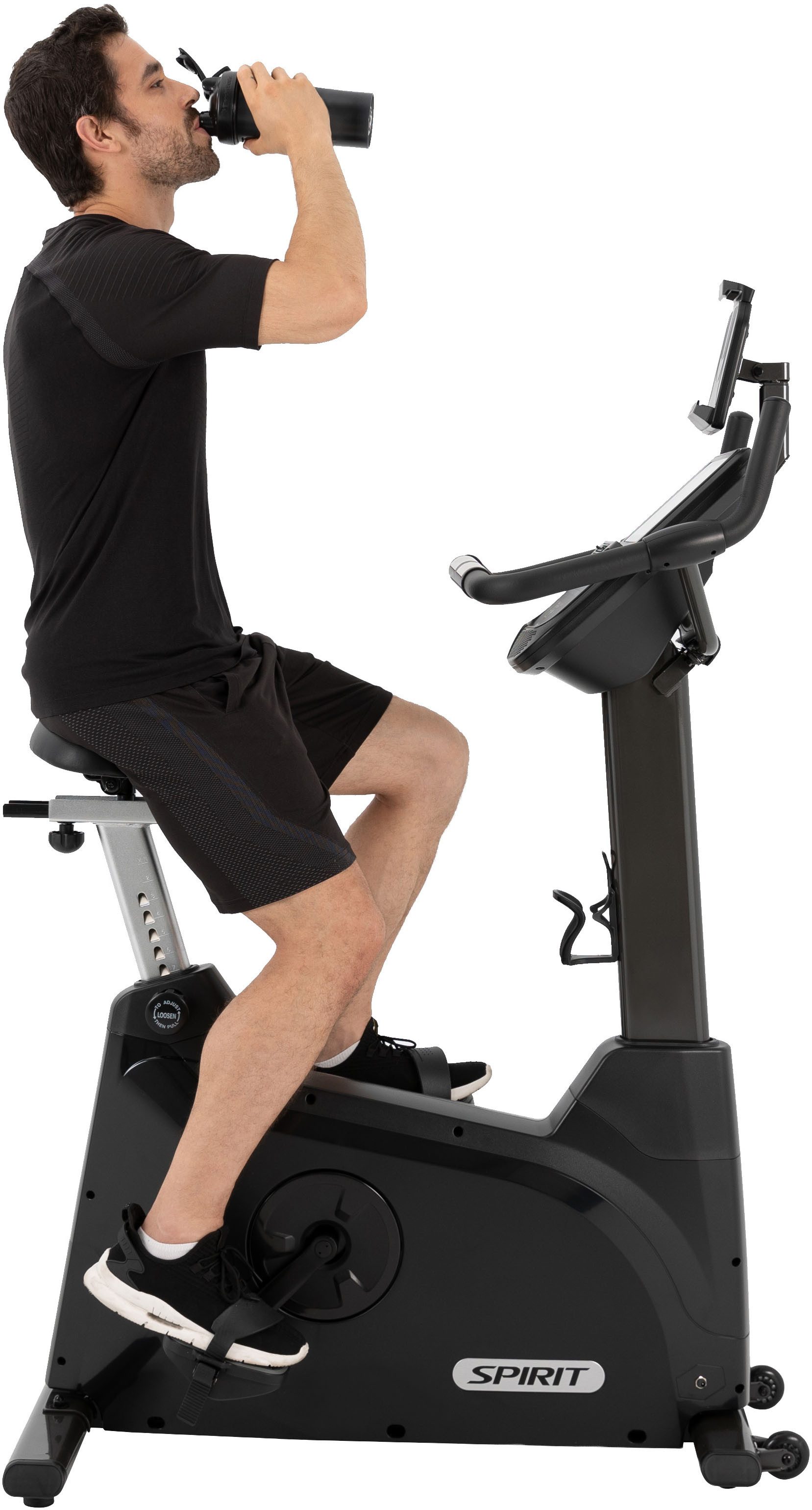 Spirit Fitness Heimtrainer Spirit Fitness Ergometer XBU55, Kompatibel mit Zwift / Kinomap