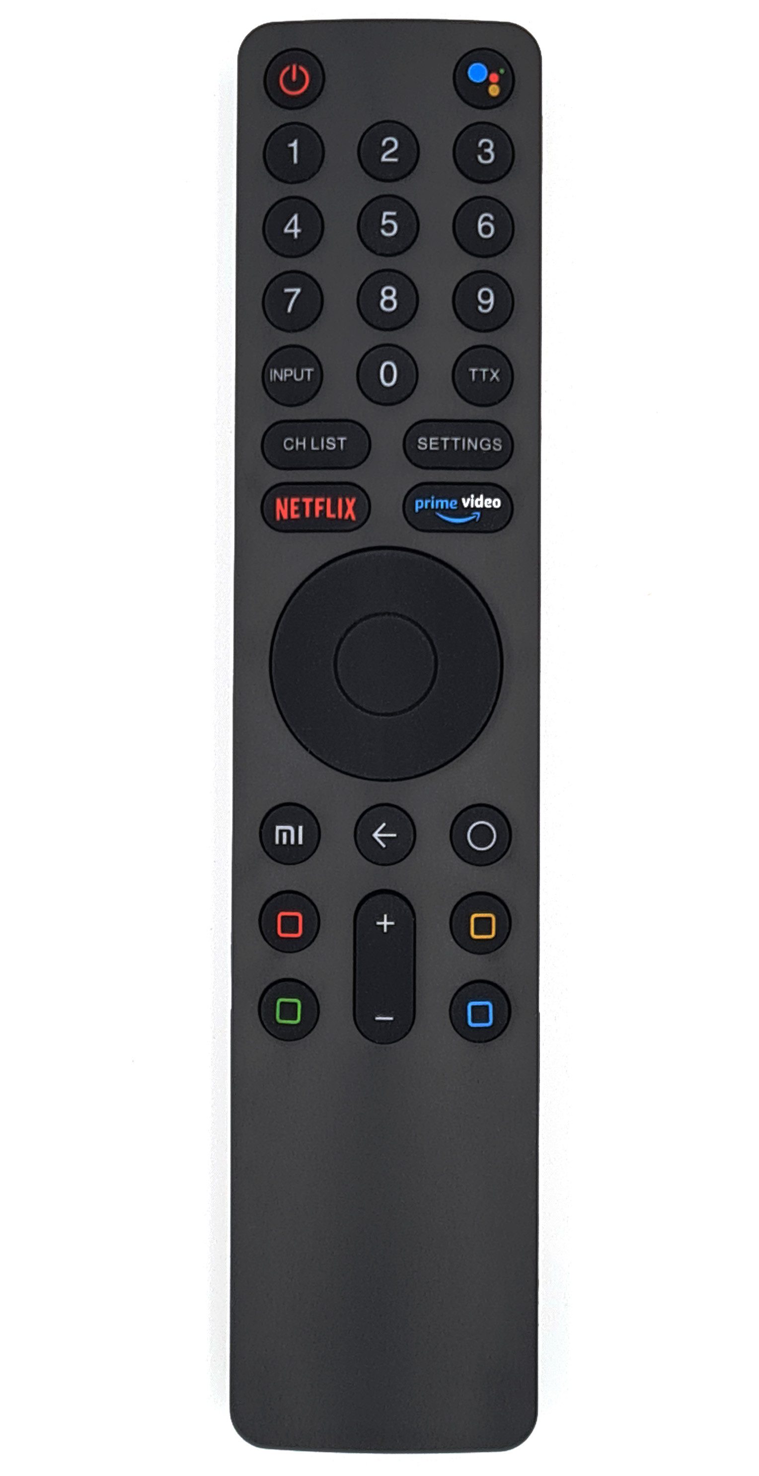 Alltro Ersatz TV Fernbedienung für Xiaomi XMRM-010 / Bluetooth Fernbedienung (Sprachfernbedienung Google Voice Assistant/Netflix PrimeVideo Tasten)