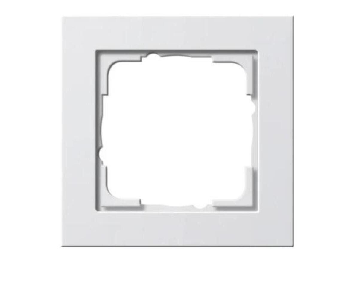 GIRA Abdeckrahmen GIRA 021129 Abdeckrahmen 1fach E2 Reinweiß glänzend