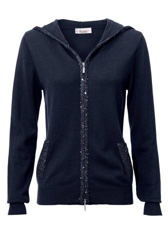 HEINE CASUAL кардиган с 2 Wege-Zipper