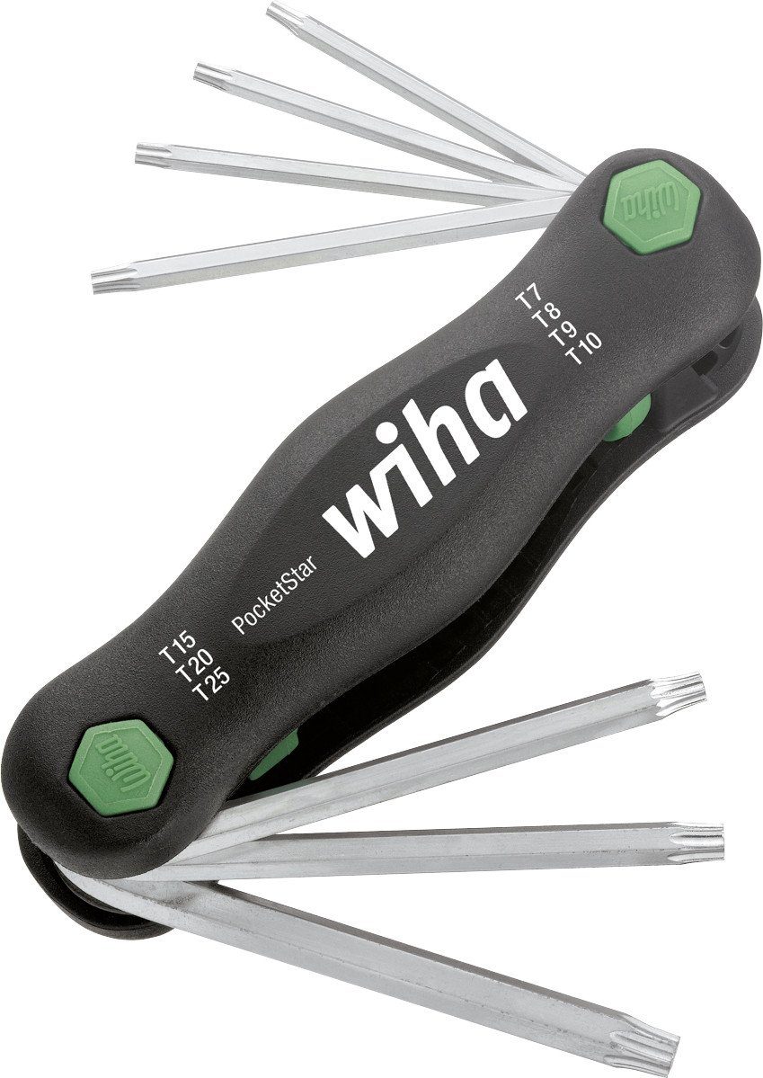 Wiha Bit-Set Wiha -Klapphalter TX Stiftschluessel 8-teilig
