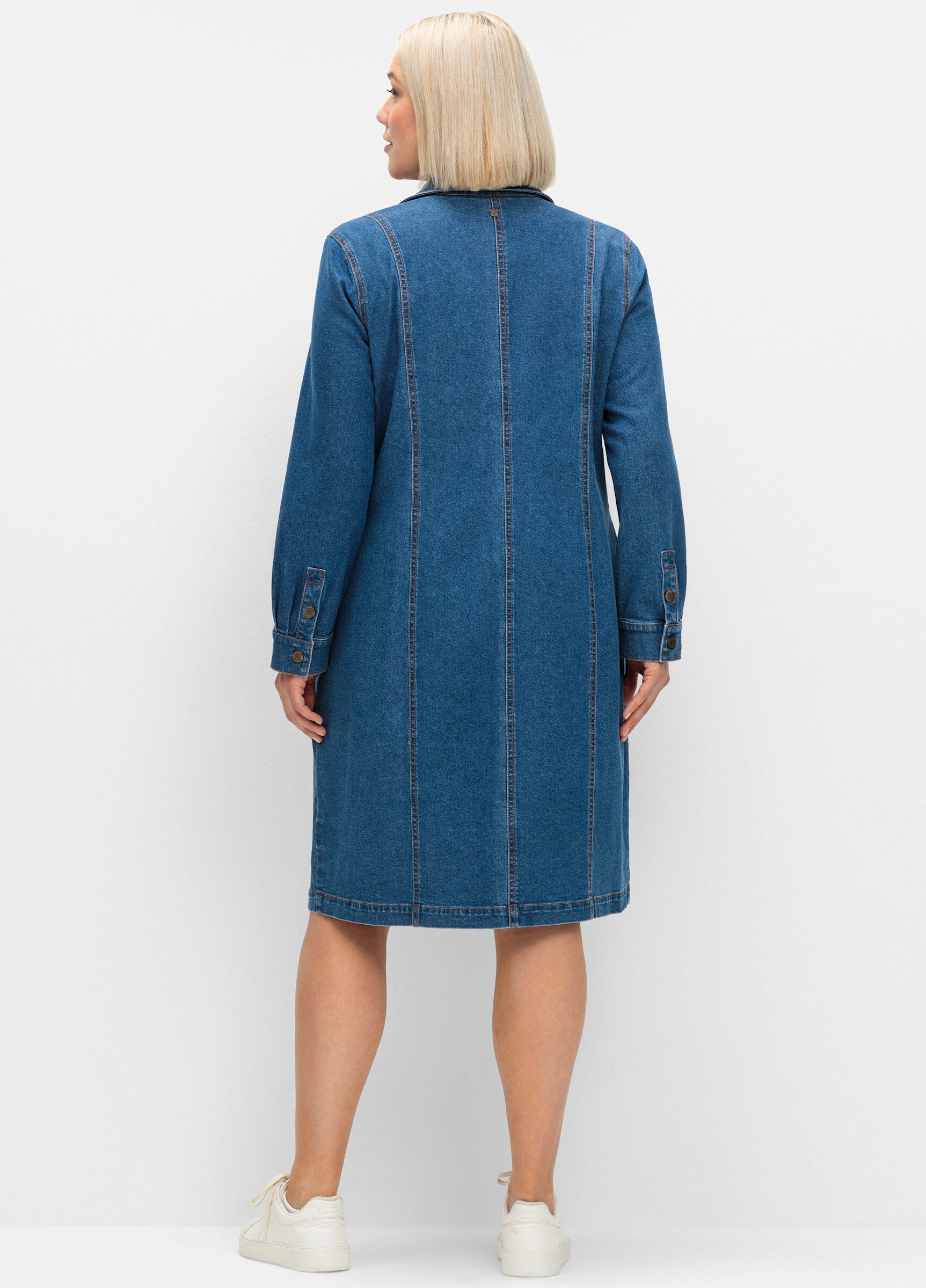 Sheego Etuikleid Jeanskleid günstig online kaufen