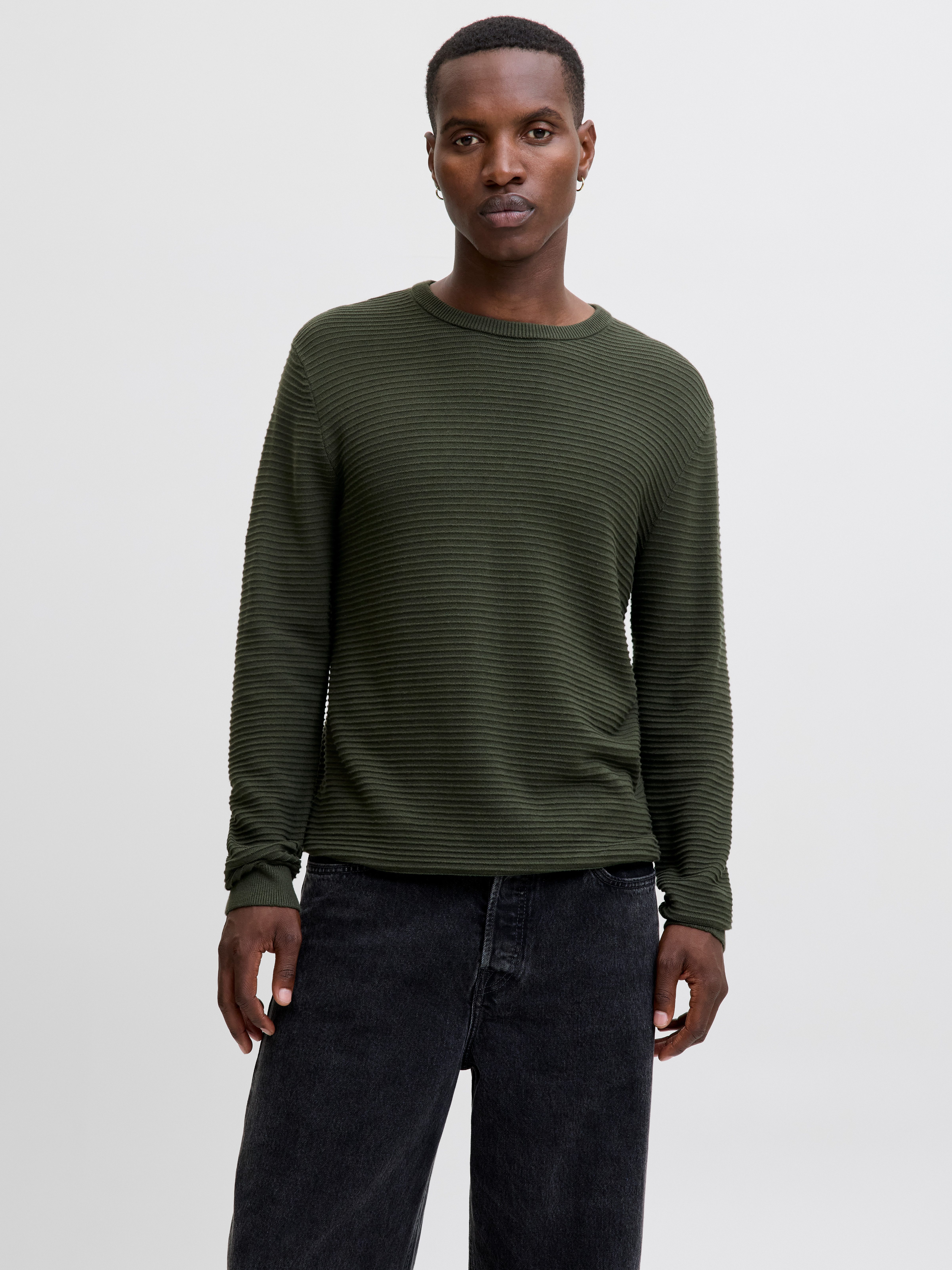 Jack & Jones Rundhalspullover JJOTTO KNIT CREW NECK AW25 günstig online kaufen