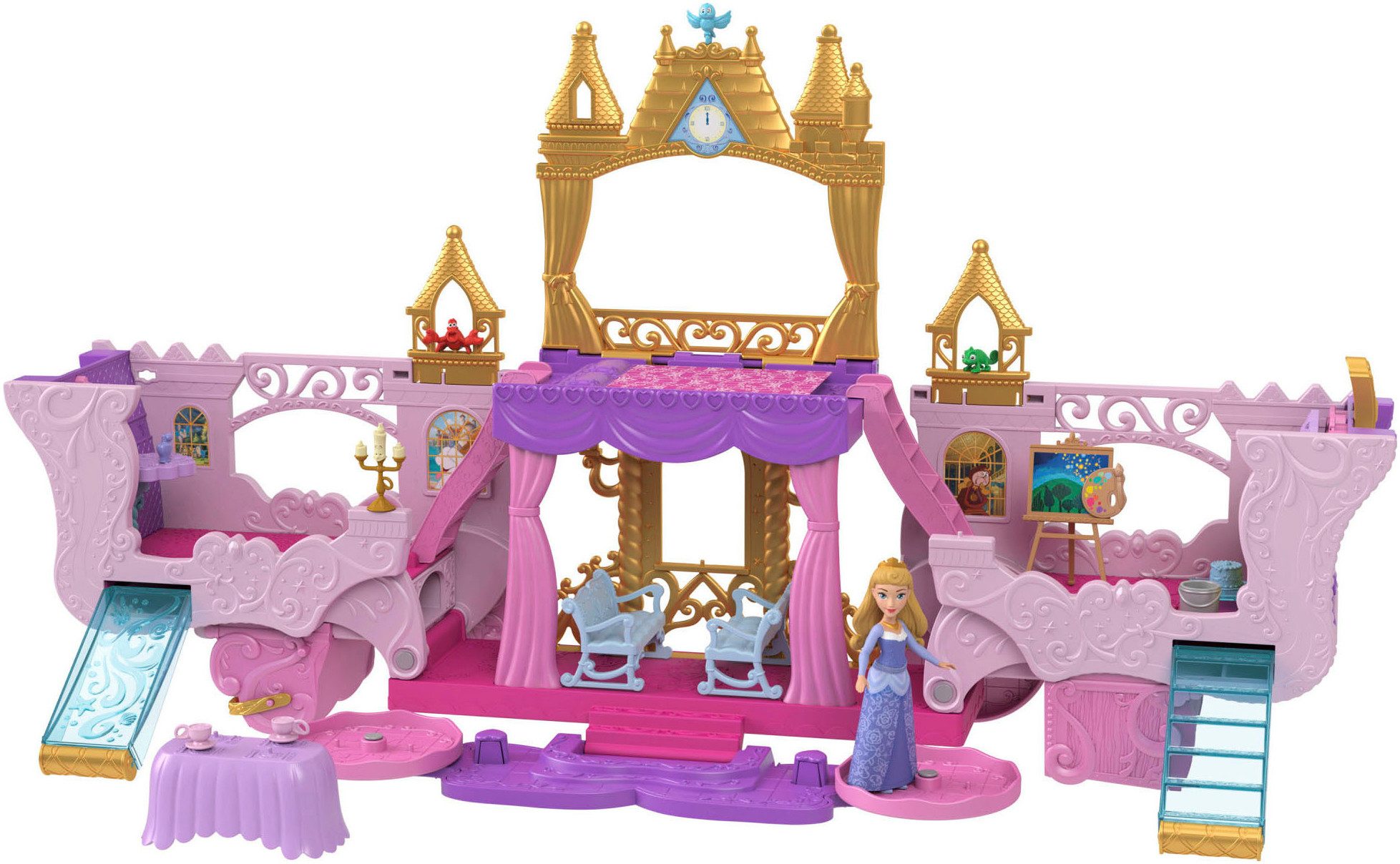 Mattel® Spielwelt Verwandlungs-Spielset Kutsche zu Schloss