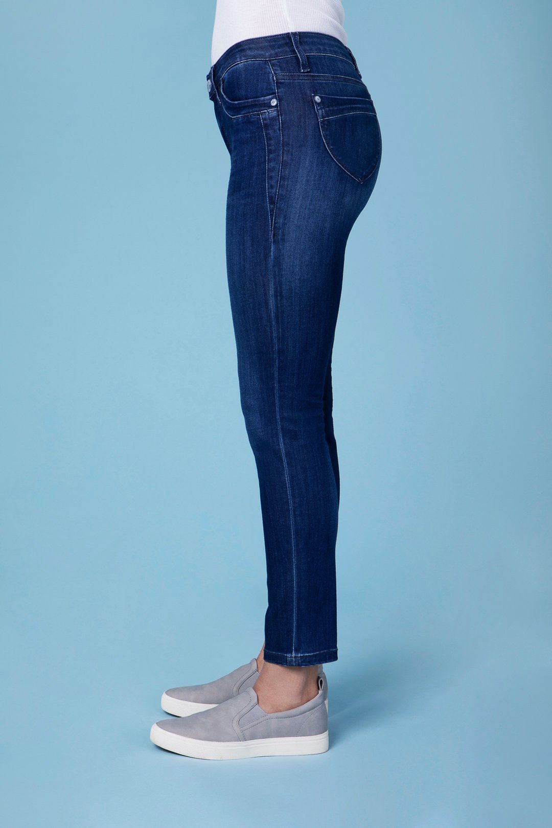 NANCY blue FIRE 1001.558 BLUE BFINE FIRE - used Stretch-Jeans BLUE