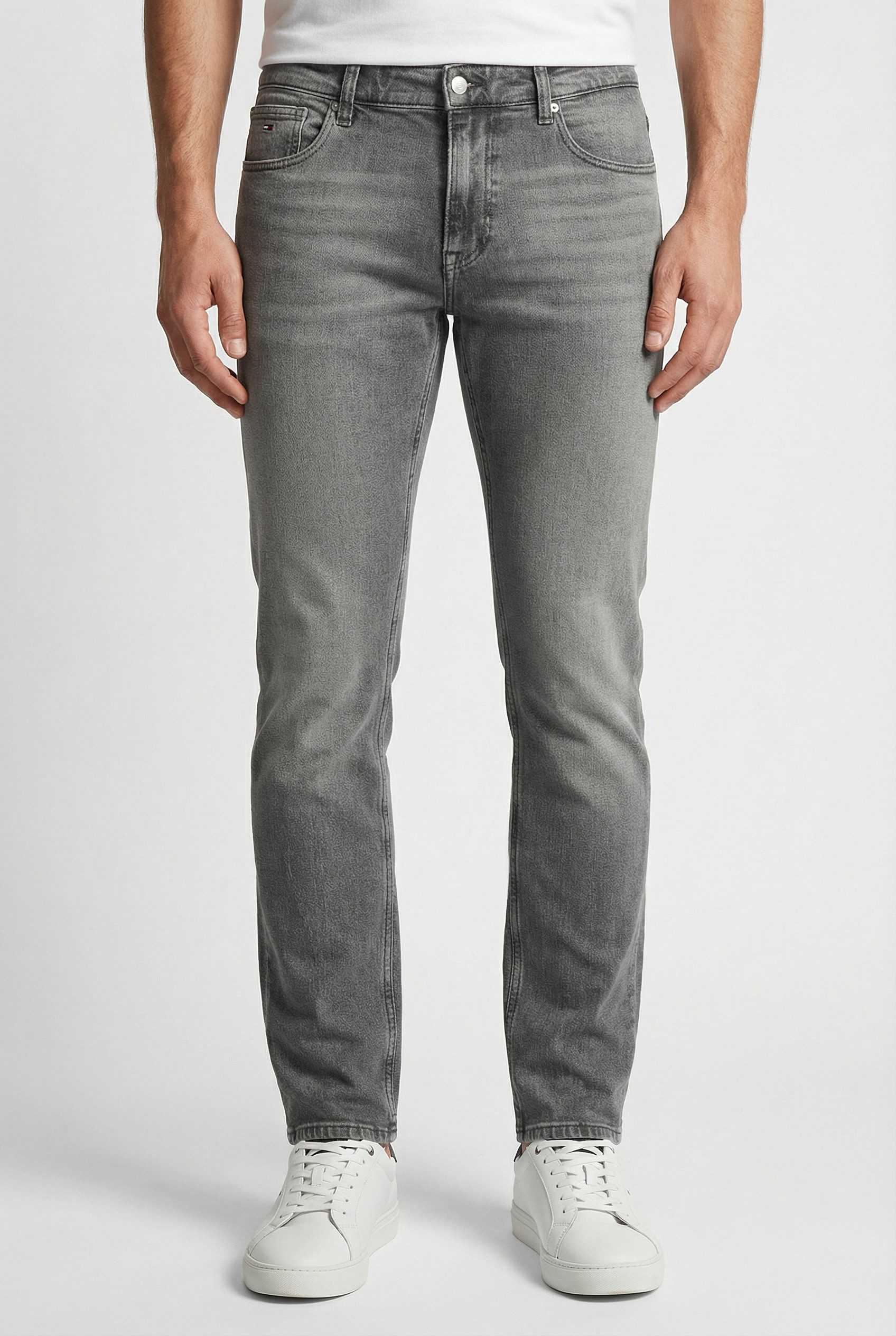 Tommy Jeans Regular-fit-Jeans SCANTON SLIM BI0177 Mit Gürtelschlaufen