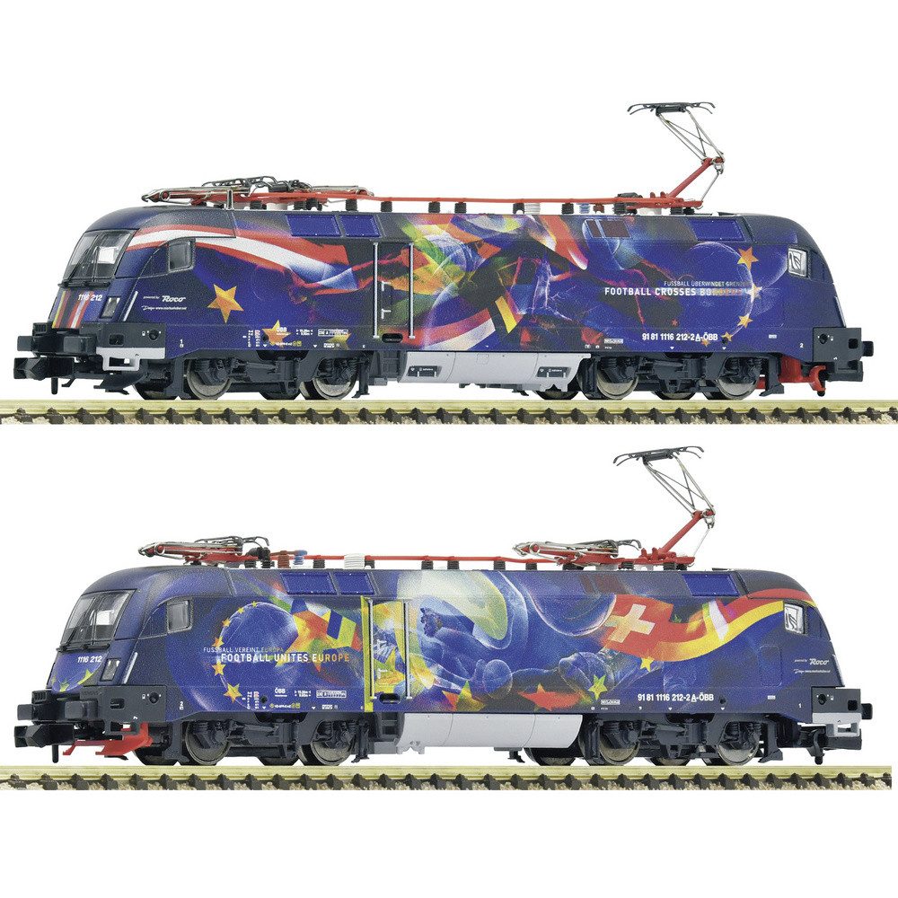 Fleischmann Diesellokomotive Fleischmann 7560070 N Elektrolokomotive 1116 212-2 „Fußball vereint Eu