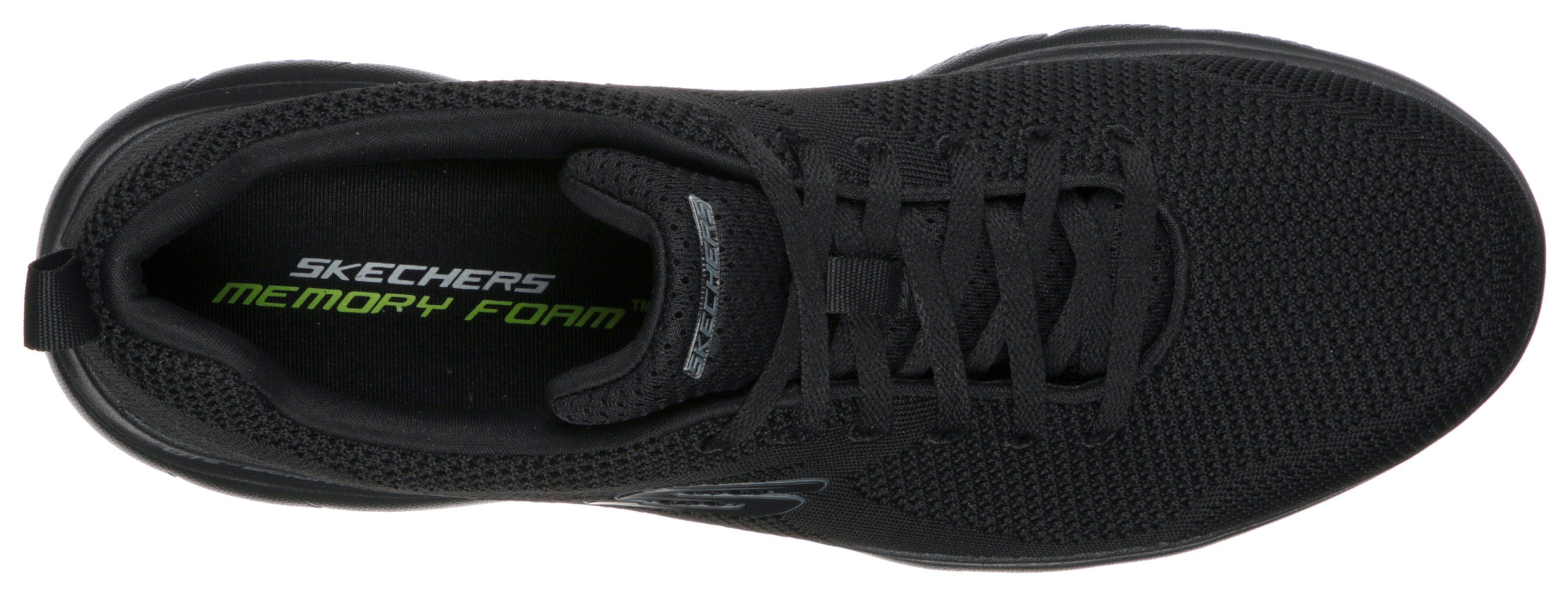 Skechers SUMMITS schwarz Schaftrand mit gepolstertem Sneaker