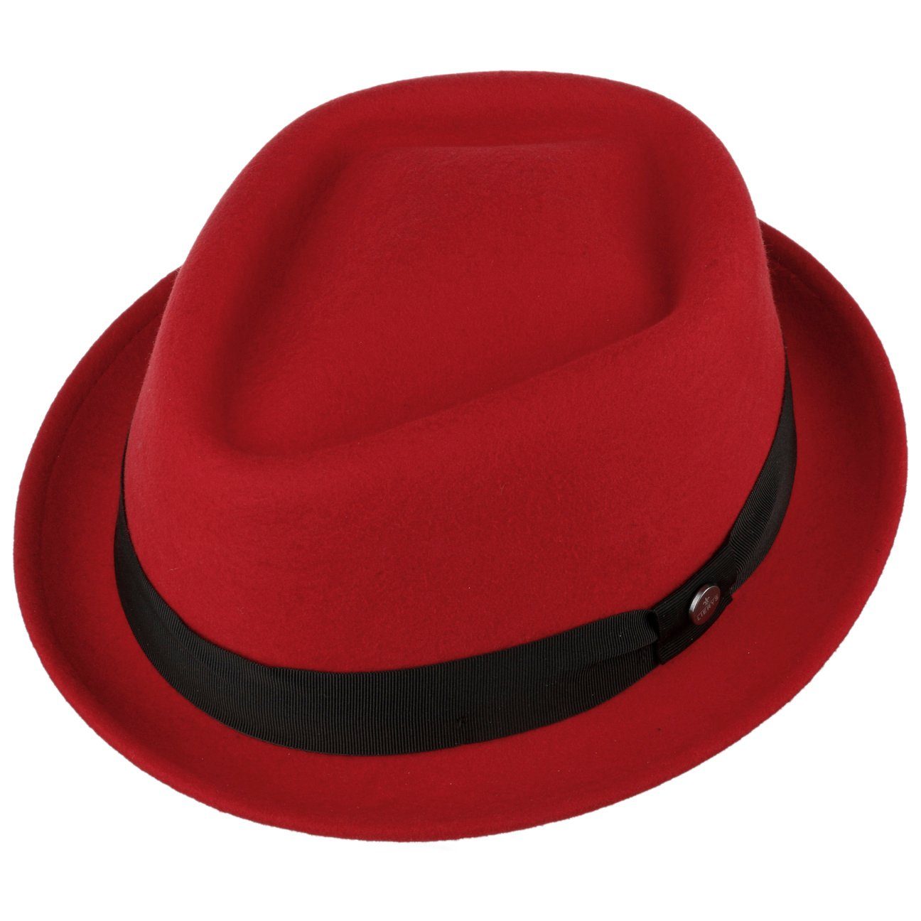 Lierys Fedora (1-St) Fedora mit Ripsband, Made in Italy