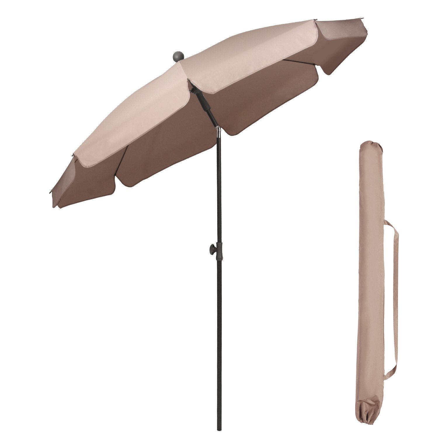Sekey Balkonschirm 200 cm Sonnenschirm mit günstig online kaufen