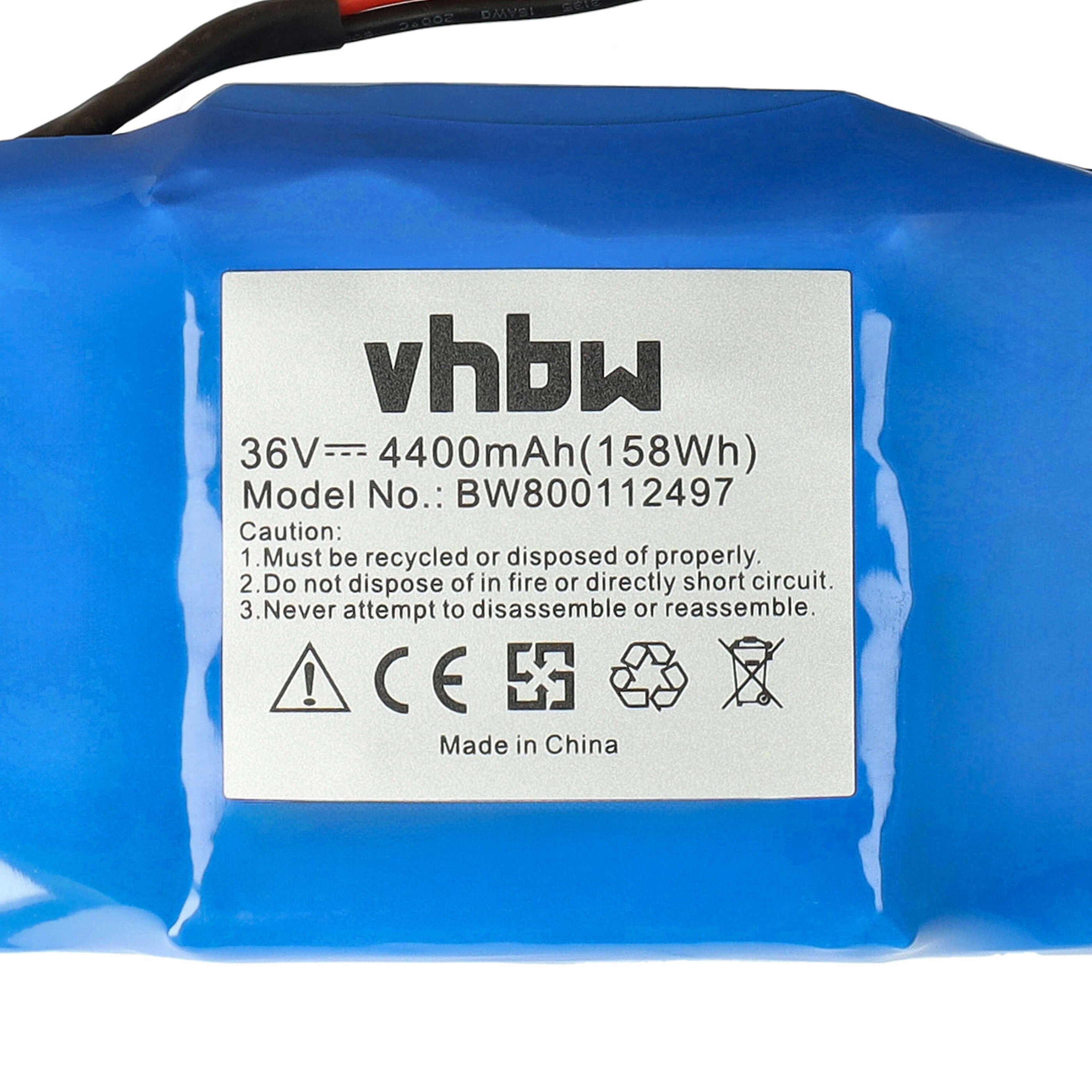 vhbw vhbw Akku für diverse Hoverboards, Balance-Boards (4400 mAh, 36 V, Li- Akku Akku Li-Ion 4400 mAh (36 V, 1 St), Leistungsfähiger Austausch-Akku für Hoverboa – Bild 5 von 5