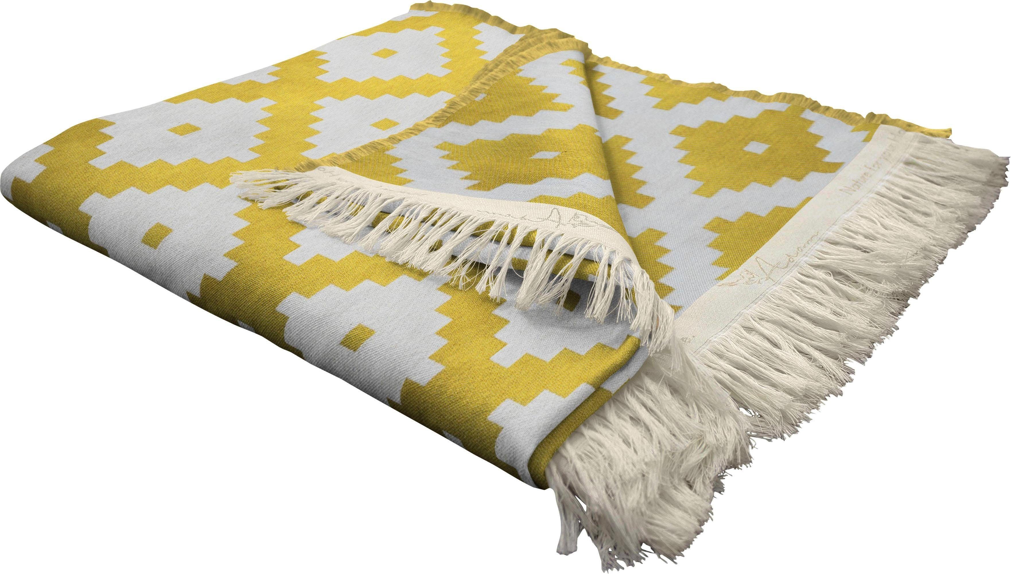 Wohndecke Maroccan Shiraz, Adam, mit aufregendem Muster, Kuscheldecke