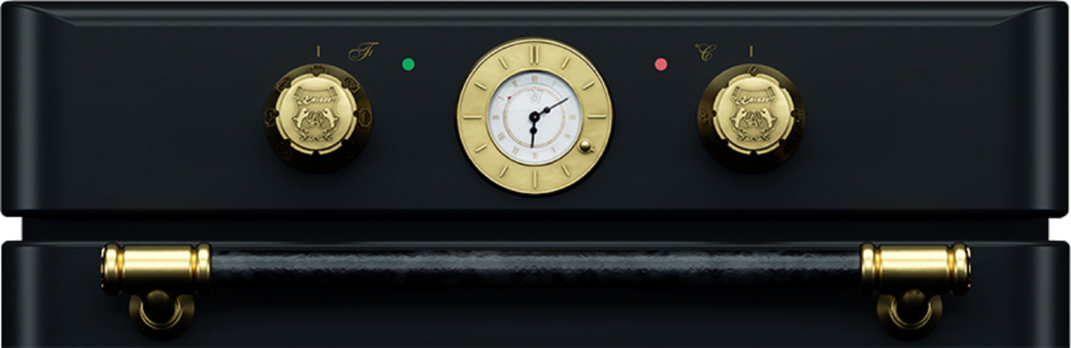 Kaiser Küchengeräte Einbaubackofen EH 6432 BE /3, mit 1-fach-Teleskopauszug, Retro Einbau Backofen Elektro, Autark, 68 L, Drehspieß, 10 Funktionen