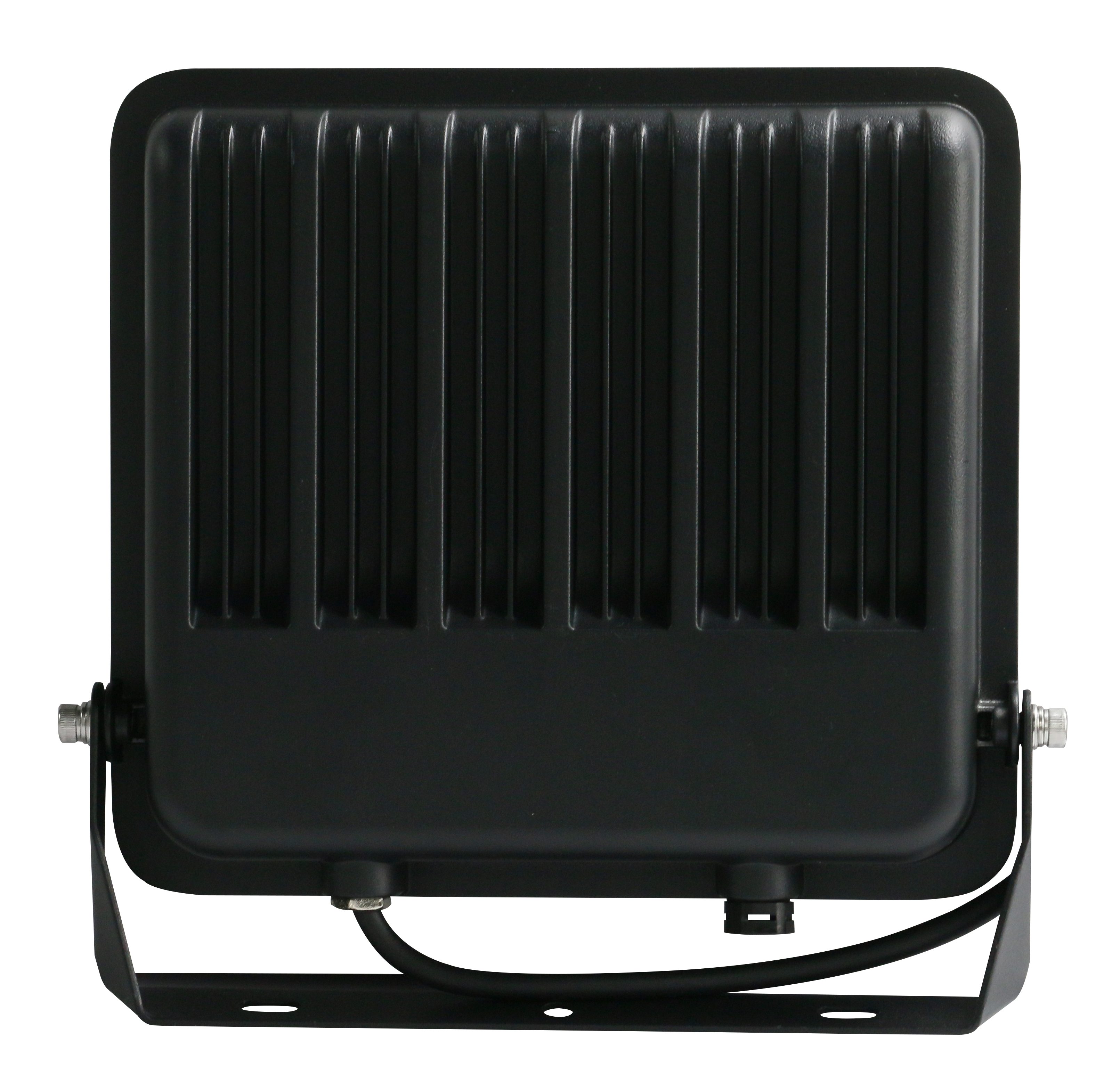 HEITRONIC LED Flutlichtstrahler LED Flutlichtstrahler DERBY 2.0, LED fest integriert, 100 Watt neutralweiss 4000 K. mit 500mm Anschlusskabel und freie Enden