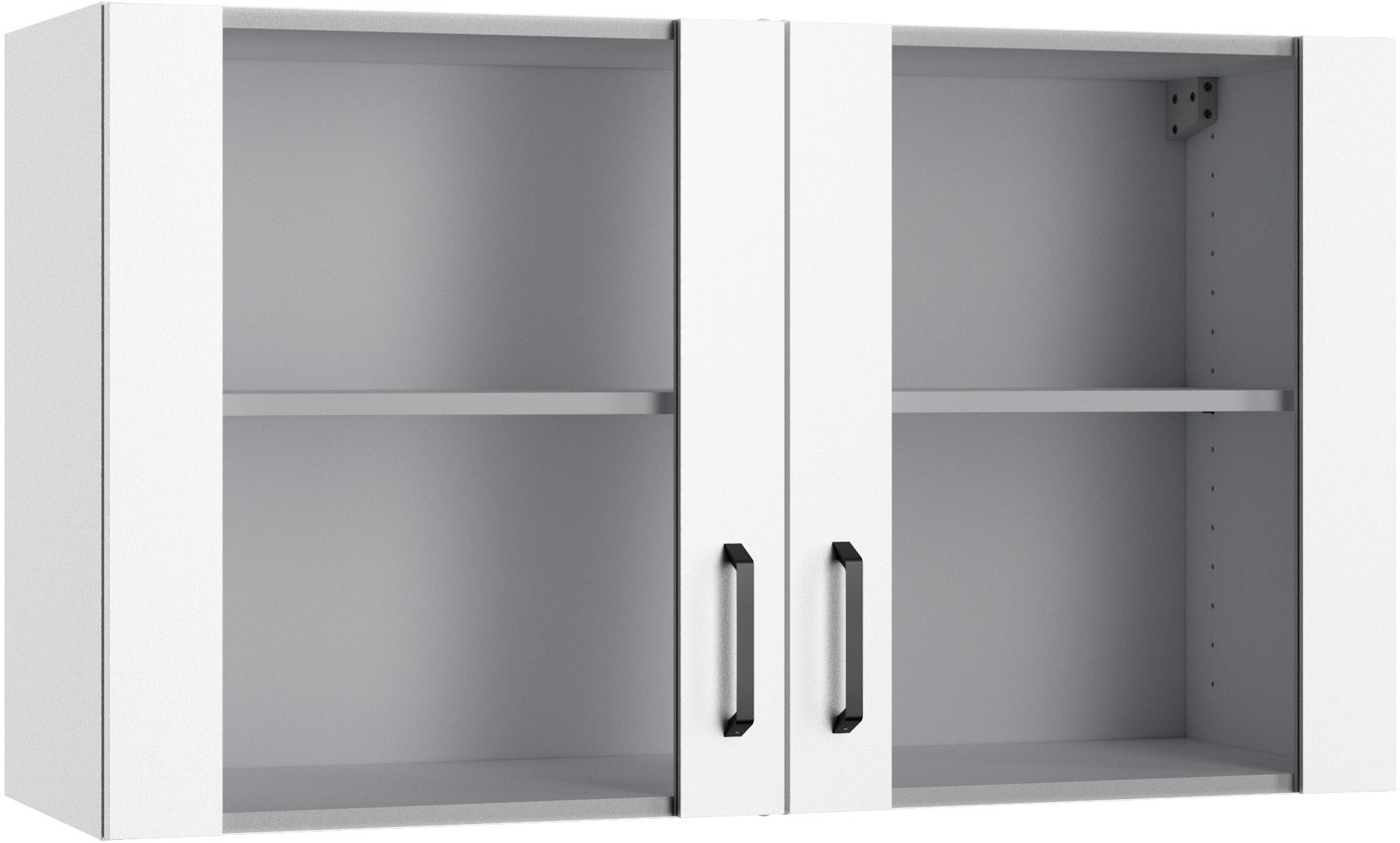 OPTIFIT Hängeschrank OPTImulti Breite 100 cm, mit 2 Stollenglastüren, 1 Einlegeboden