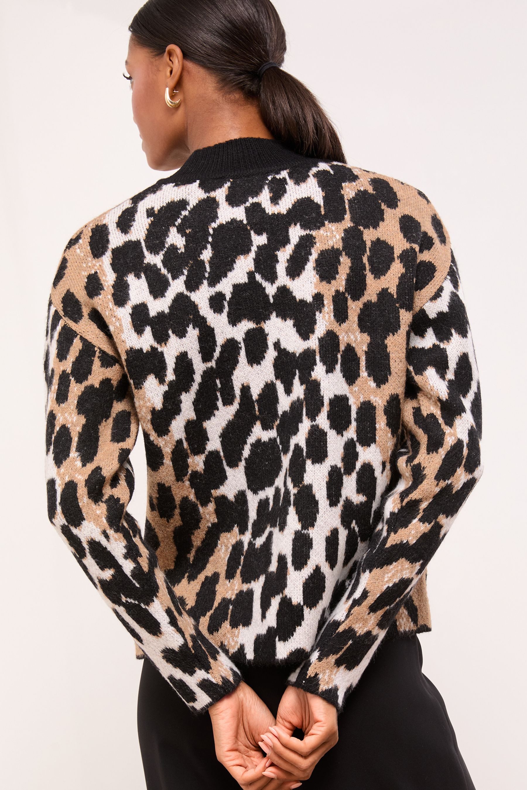 LIPSY Rundhalspullover Lipsy Weicher Strickpullover mit Print, Regular (1-t günstig online kaufen