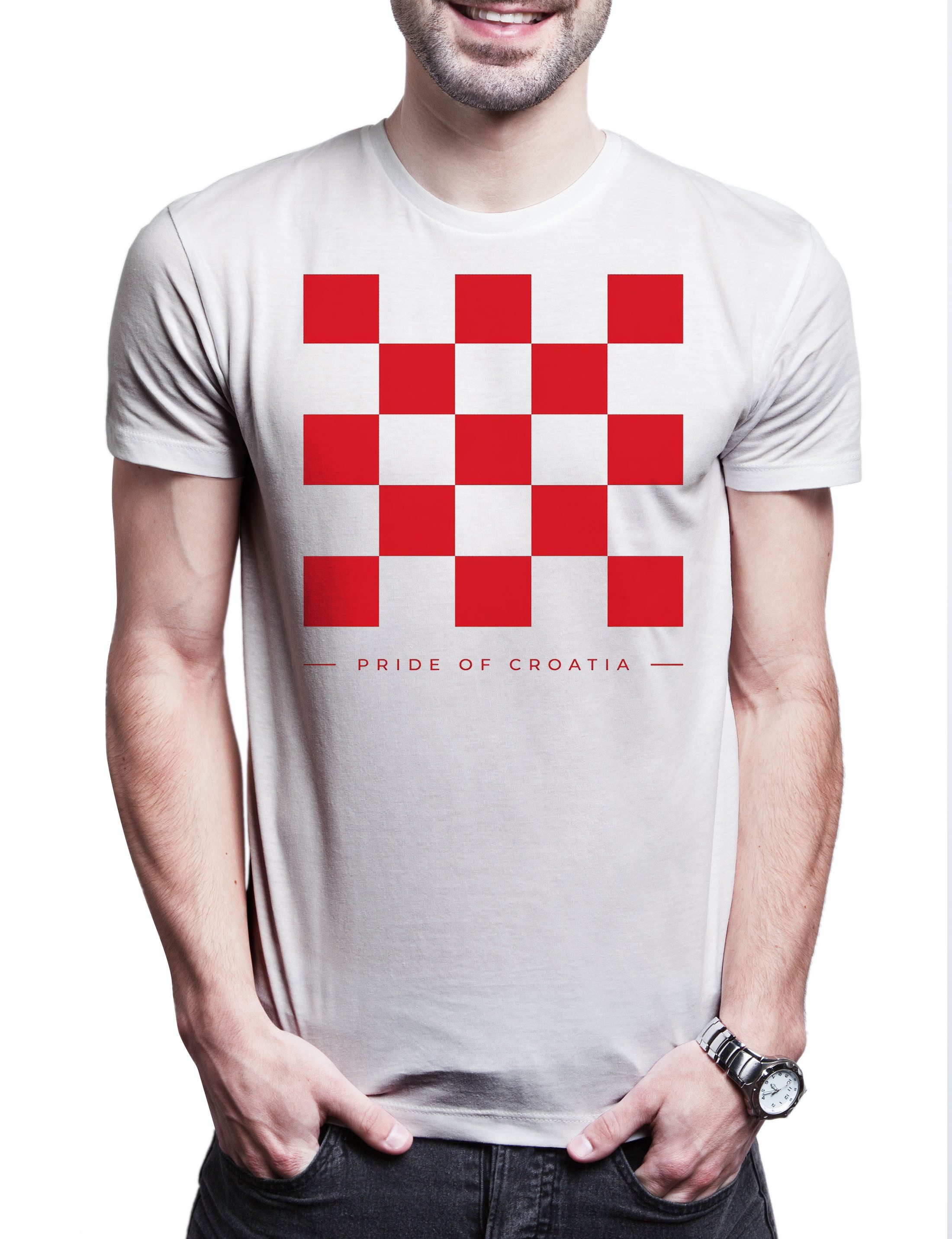 Urban Backwoods Print-Shirt Team Croatia 2 Herren T-Shirt Kroatien Hrvatska Zagreb Adriatic (1-tlg) Dalmatia Vatreni Fußball WM