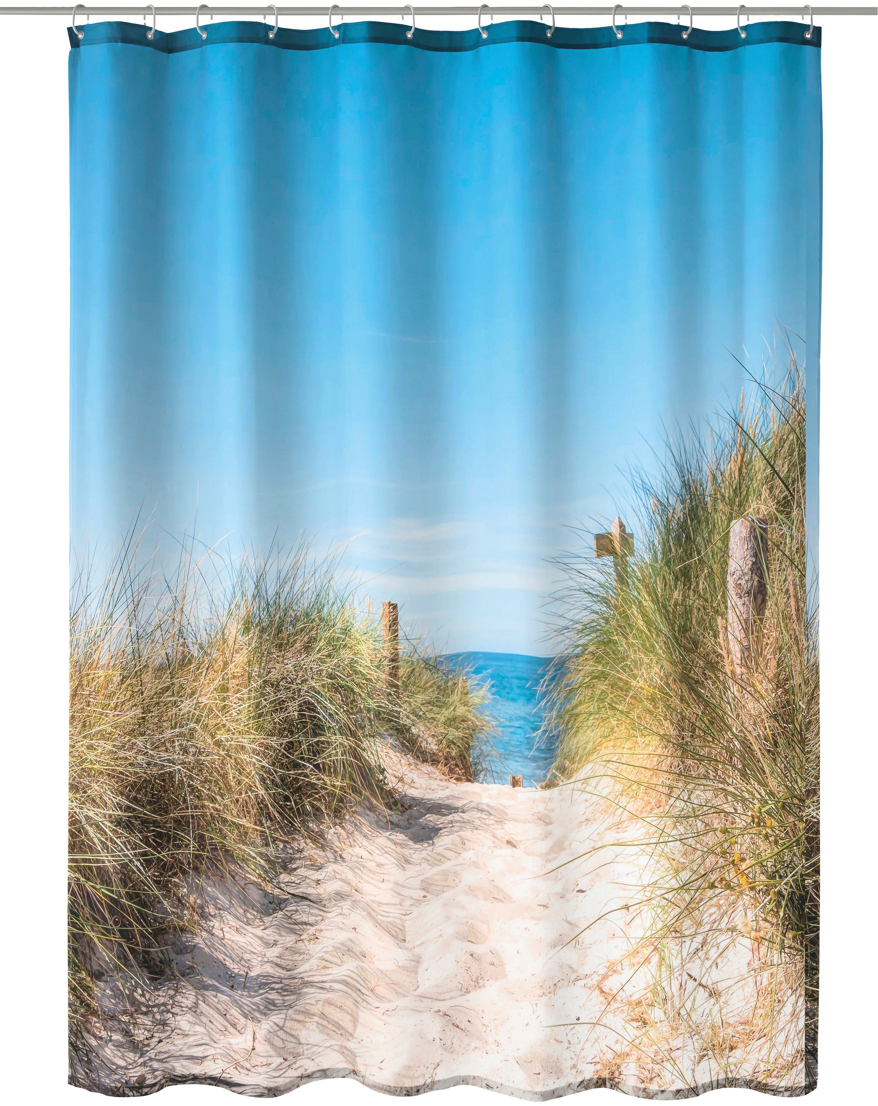 Kleine Wolke Duschvorhang Borkum Breite 180 cm günstig online kaufen