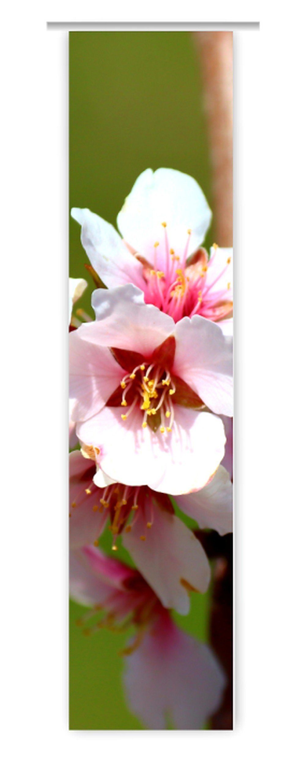 Schiebegardine pink spring - Flächengardine, gardinen-for-life