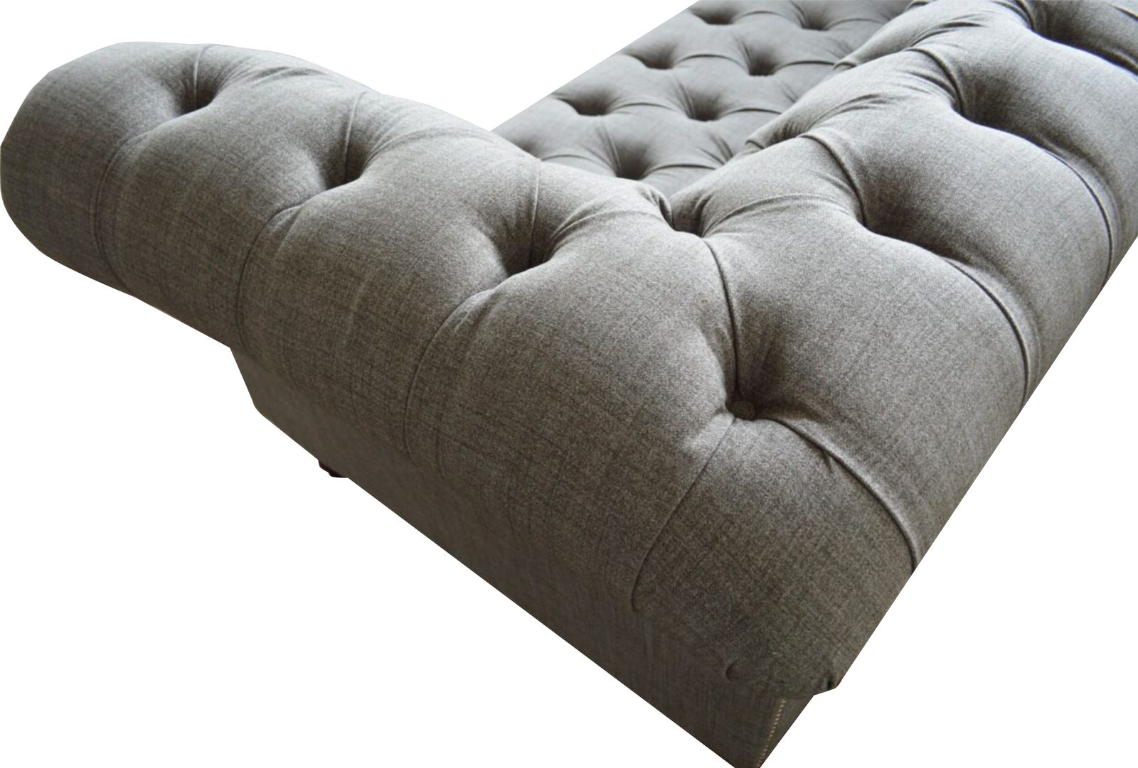 Sofa Chesterfield Sitz JVmoebel Neu, Polster Stoff Sitzer Sofa Made 3 Couchen Couch In Textil Europe
