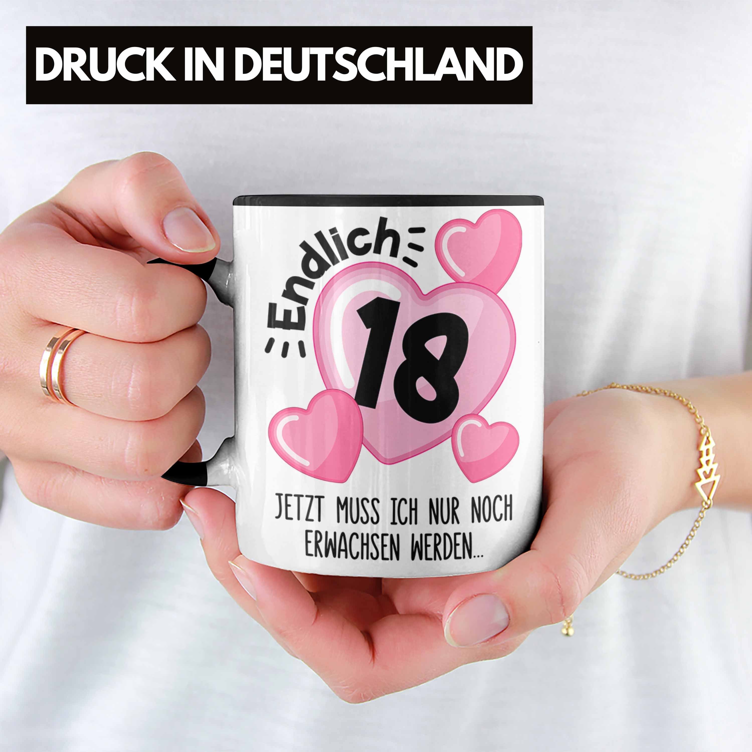 Trendation Tasse Trendation - 18. Geburtstag Tasse Geschenk Mädchen Geschenkidee Lustig Spruch 18 Geschenke Geschenkideen zum 18 Bday 18er – Bild 2 von 5
