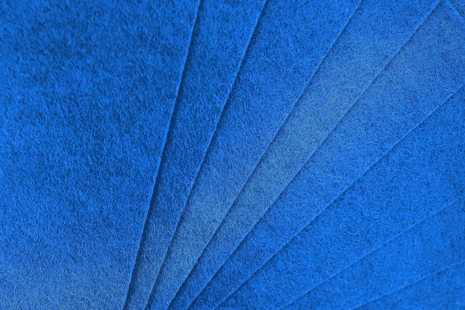 8 Interdruk Bastelkartonpapier Blatt blau Bastelfilz