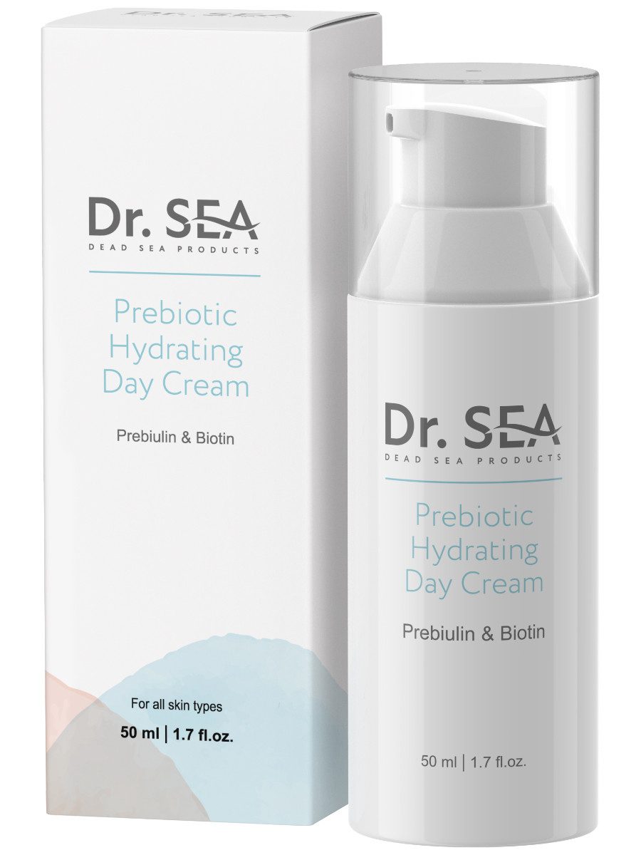 DR. SEA Tagescreme Präbiotische feuchtigkeitsspendende Tagescreme, Mit Prebiulin, Biotin und Hyaluronsäure