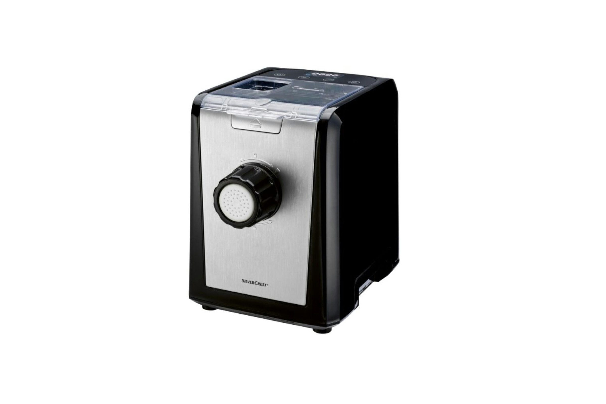 SilverCrest Nudelmaschine Pasta Maschine Pasta Maker elektrisch 8 Formscheiben inkl. Rezepte, 220 W, Vollautomatische Pasta-Herstellung