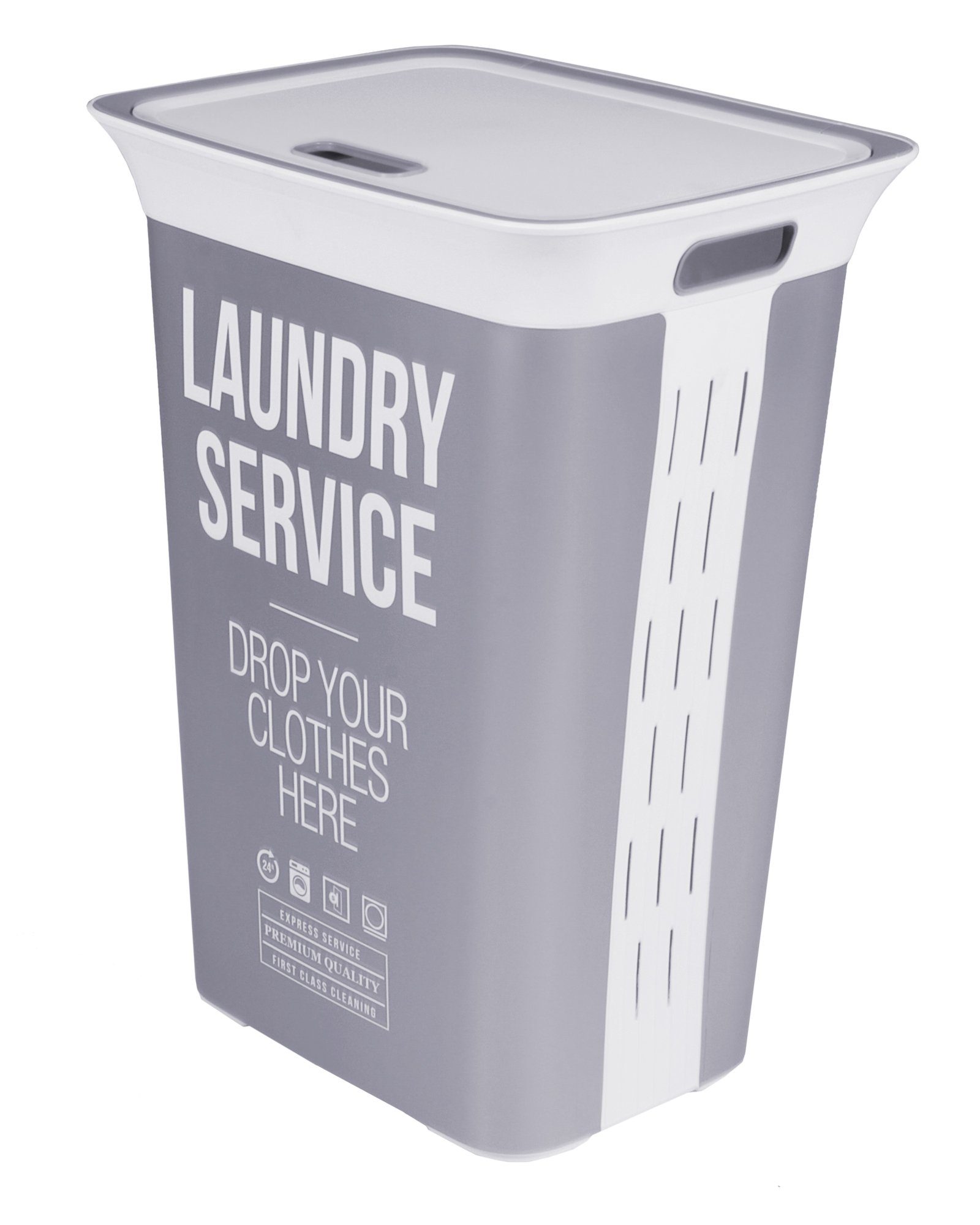 ONDIS24 Wäschekorb Wäschetruhe Wäschekorb mit Belüftung Moda 60 Liter mit D günstig online kaufen