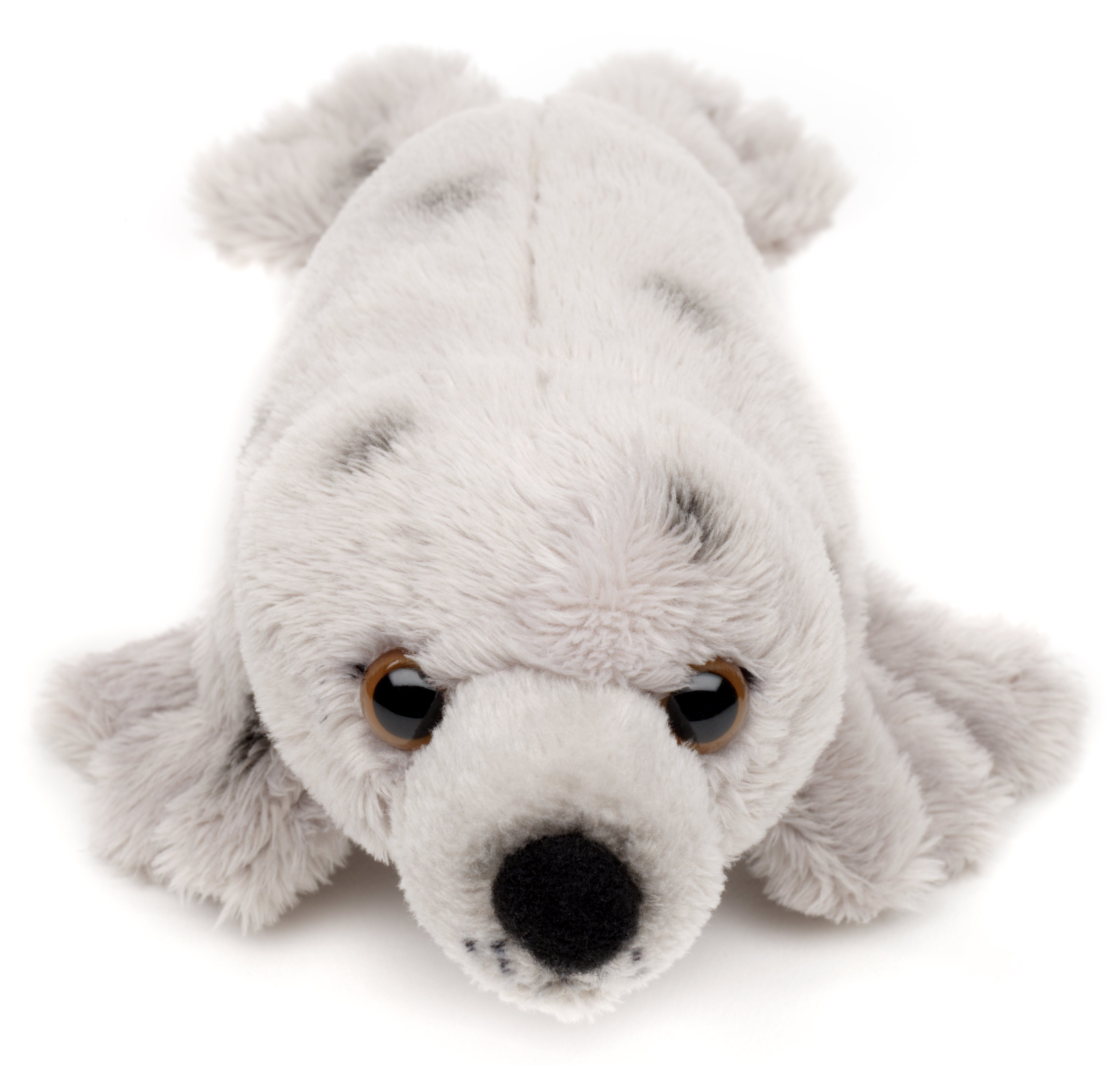 Uni-Toys Kuscheltier Robbe Plushie - versch. Farben - 19 cm (Длина) - Seehund - Plüschtier, zu 100 % recyceltes Füllmaterial