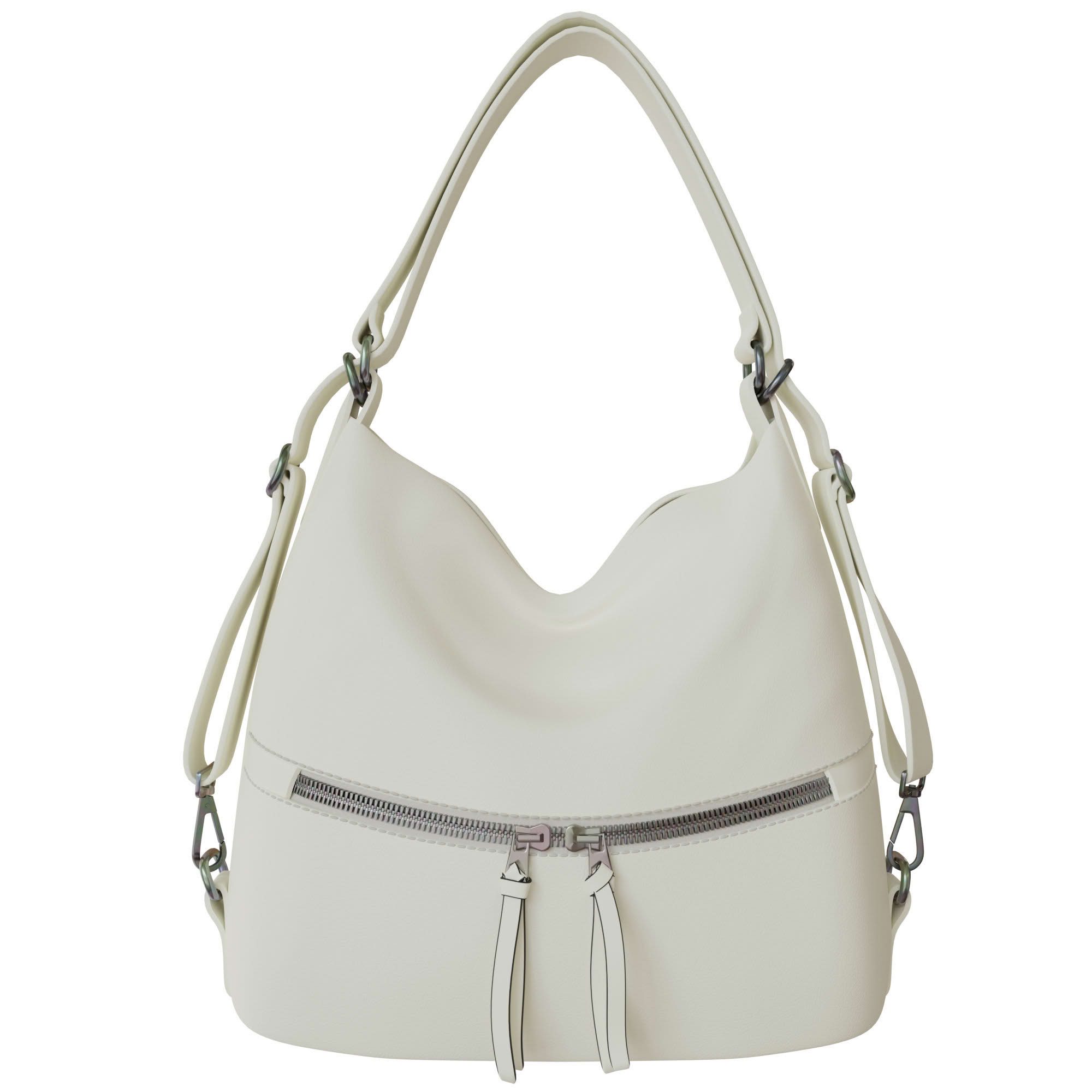KMISSO Umhängetasche Damen Vegane Shopper Tasche Hobo Bag Umhänge Tasche Veganes Leder 3065 (1-tlg), im eleganten Look