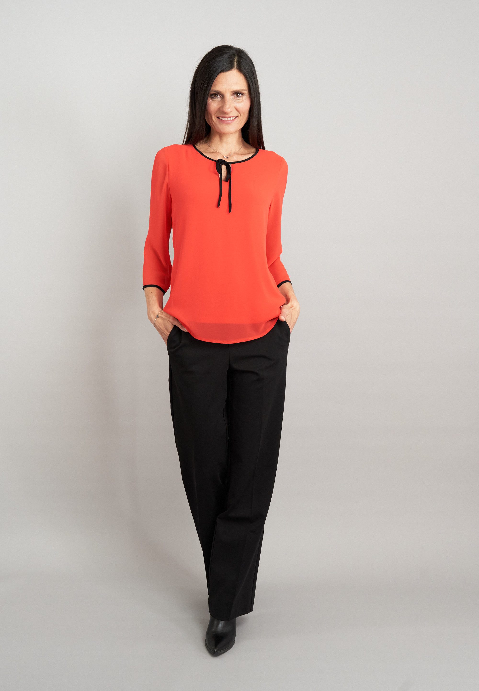 Seidel Moden Chiffonbluse 3/4 -Arm mit günstig online kaufen