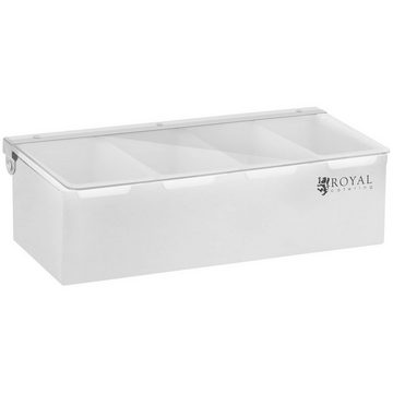 Royal Catering Aufbewahrungssystem Zutatenbehälter Gastro GN 1 4 4 Einsätze Zutatenbox Gastronomie Mixen