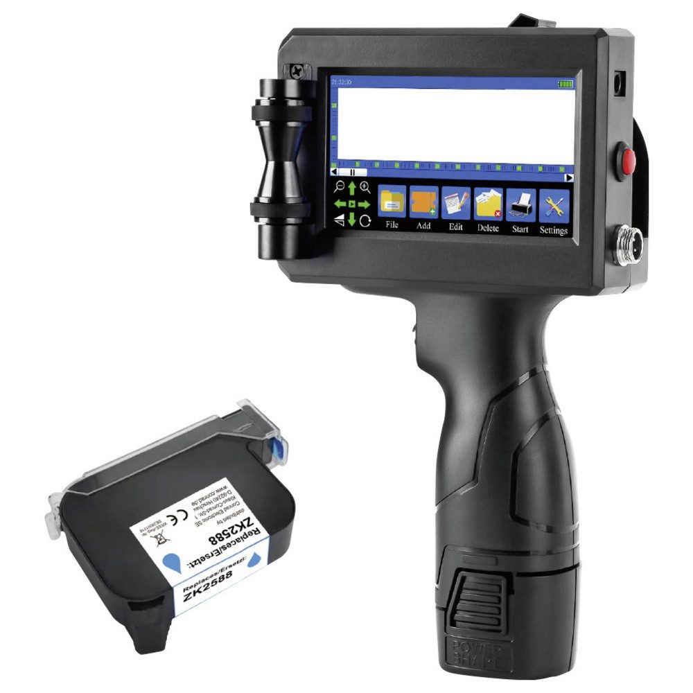 Renkforce Renkforce RF-HIP-001 Handheld Drucker Tintenstrahl Schwarz-Weiß Druc mobiler Drucker