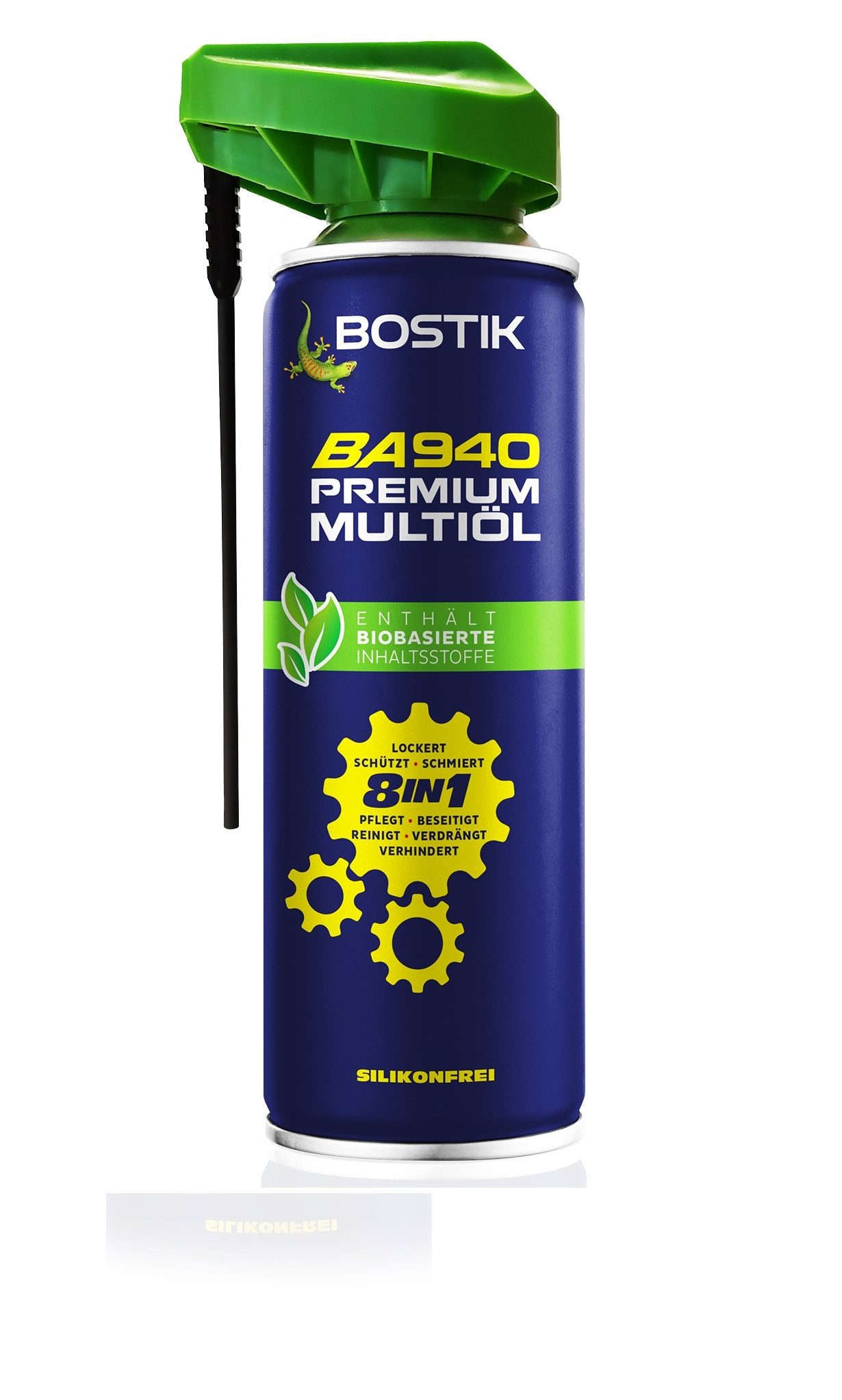 BOSTIK Multifunktionsöl Bostik BA940 Premium Multiöl 8 in1 Multifunktionsöl 300ml Spray, Breites Reinigungsspektrum