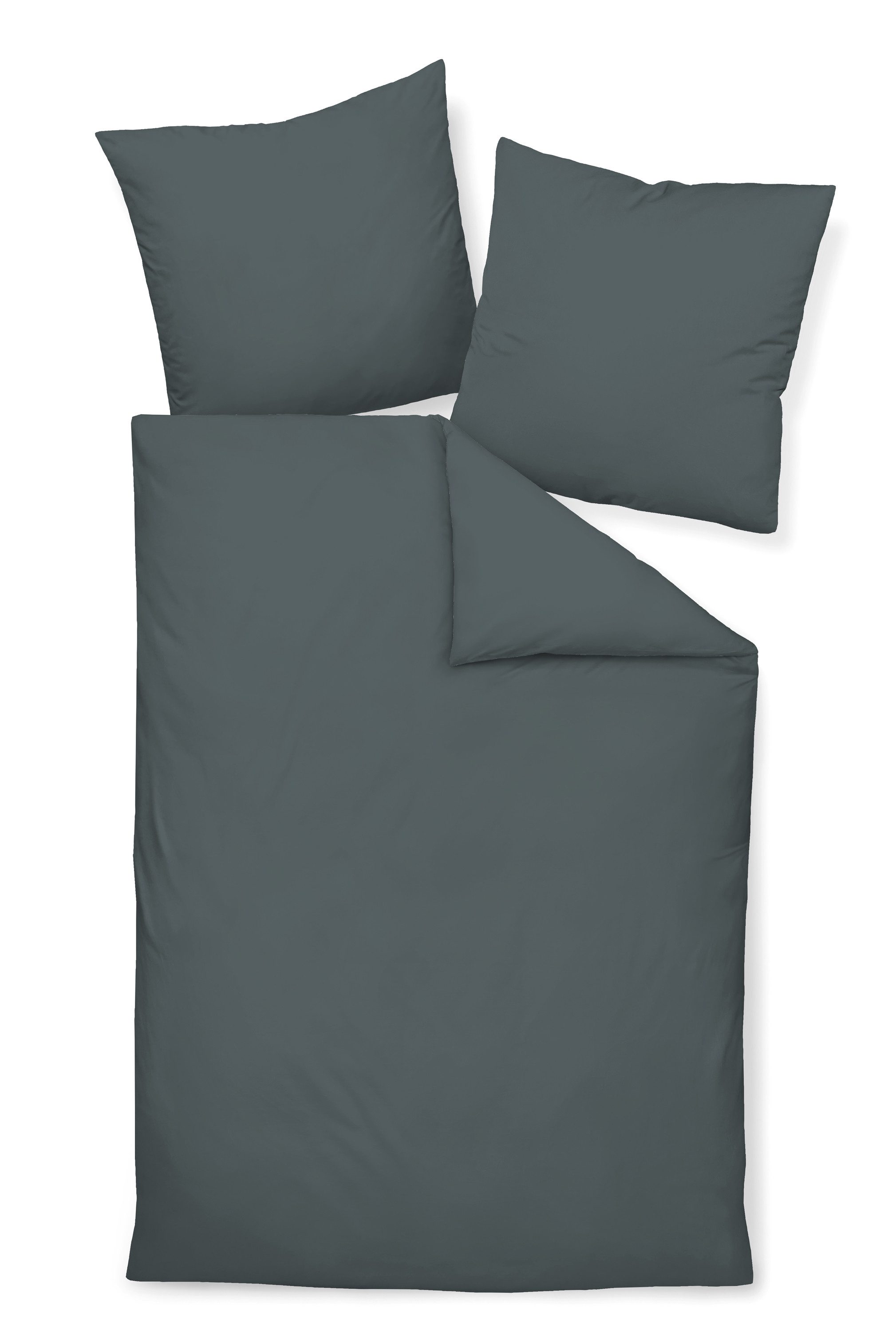 Traumschloss Bettwäsche Baumwolle, Satin, 2 teilig, UNI, unifarben