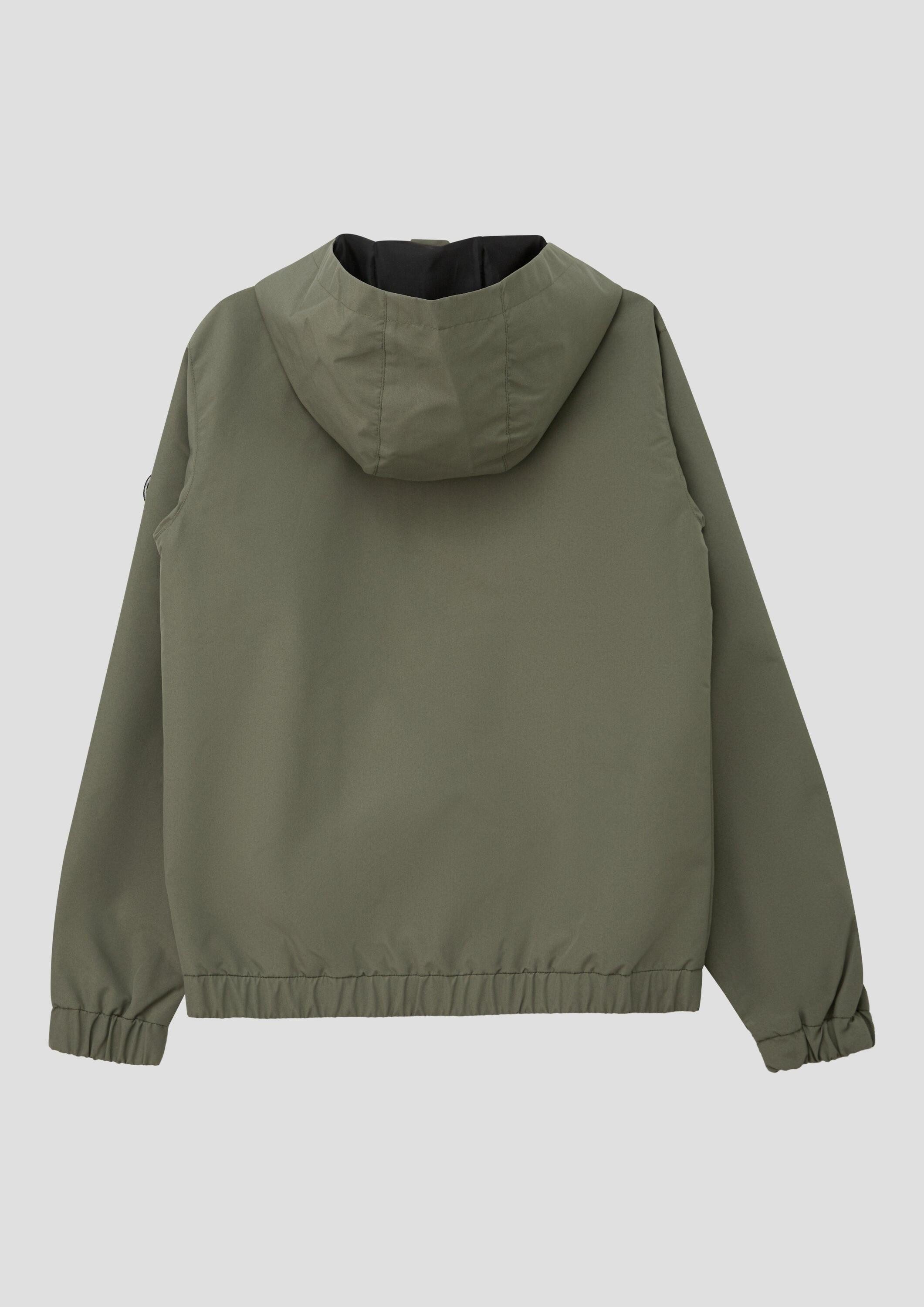 s.Oliver Funktionsjacke Outdoor-Jacke Jacke mit Kontrast- und Naht-Details