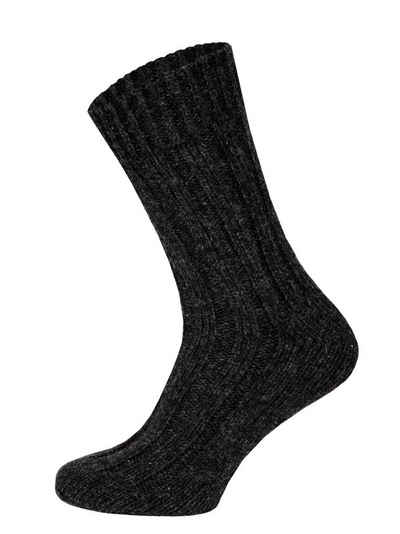 HomeOfSocks Socken Wollsocken aus 100% Wolle (Schurwolle) 2er Pack Dicke und warme Wollsocken mit 100% Wollanteil