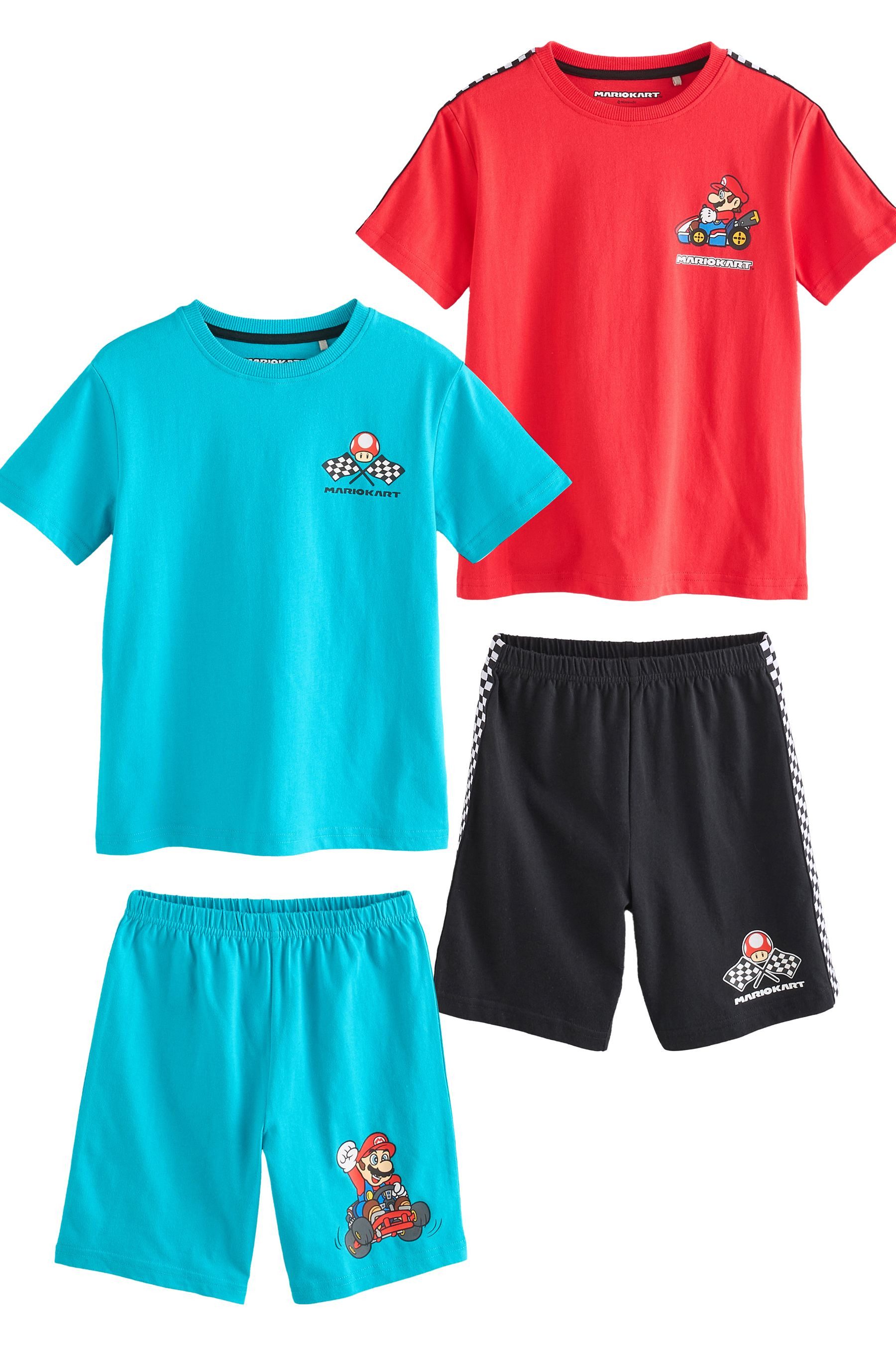 Pyjama Kurzer, lizenzierter Schlafanzug, 2er-Pack