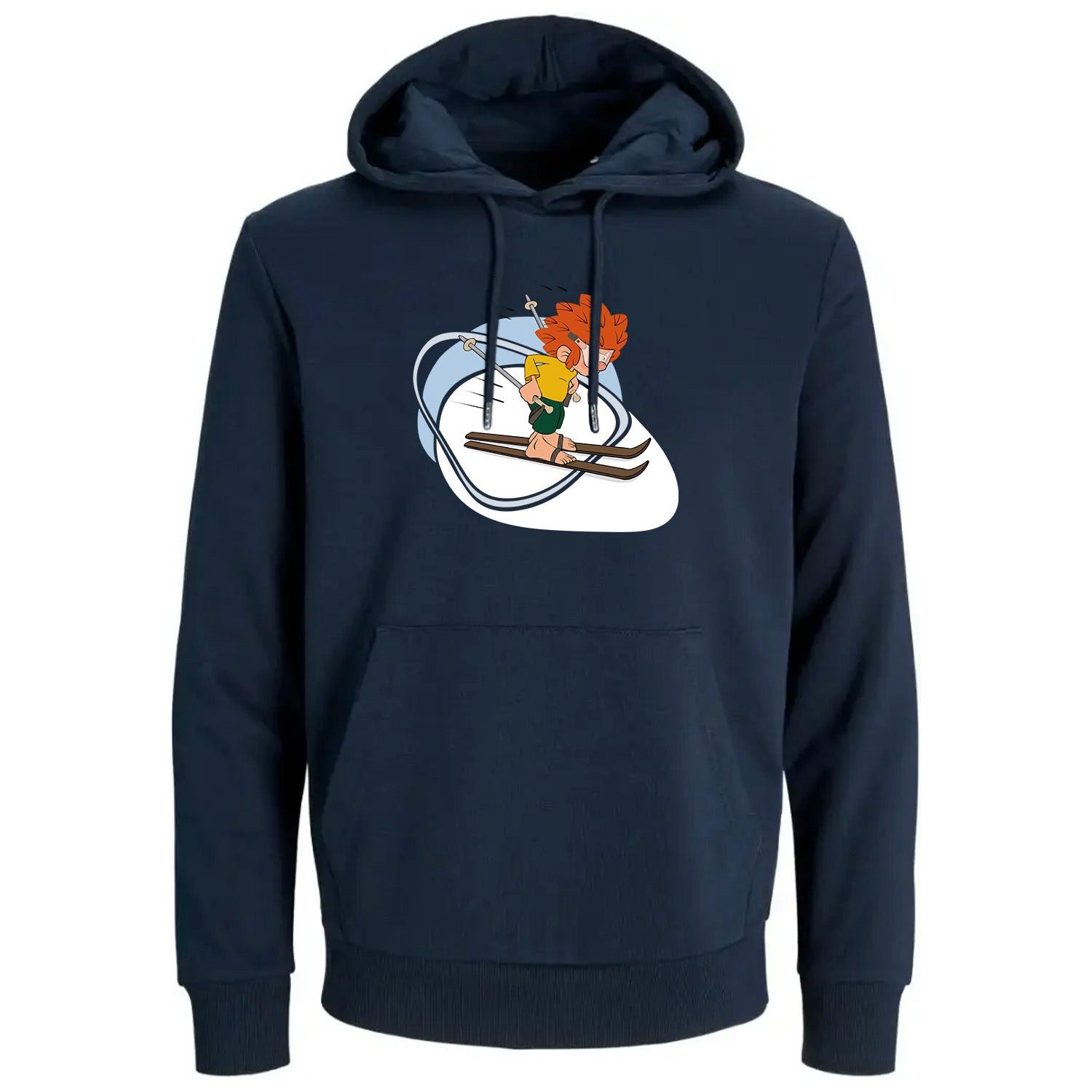 Bavariashop Hoodie ®Pumuckl Hoodie "Skifahren", Kapuzenpullover mit Pumuckl günstig online kaufen