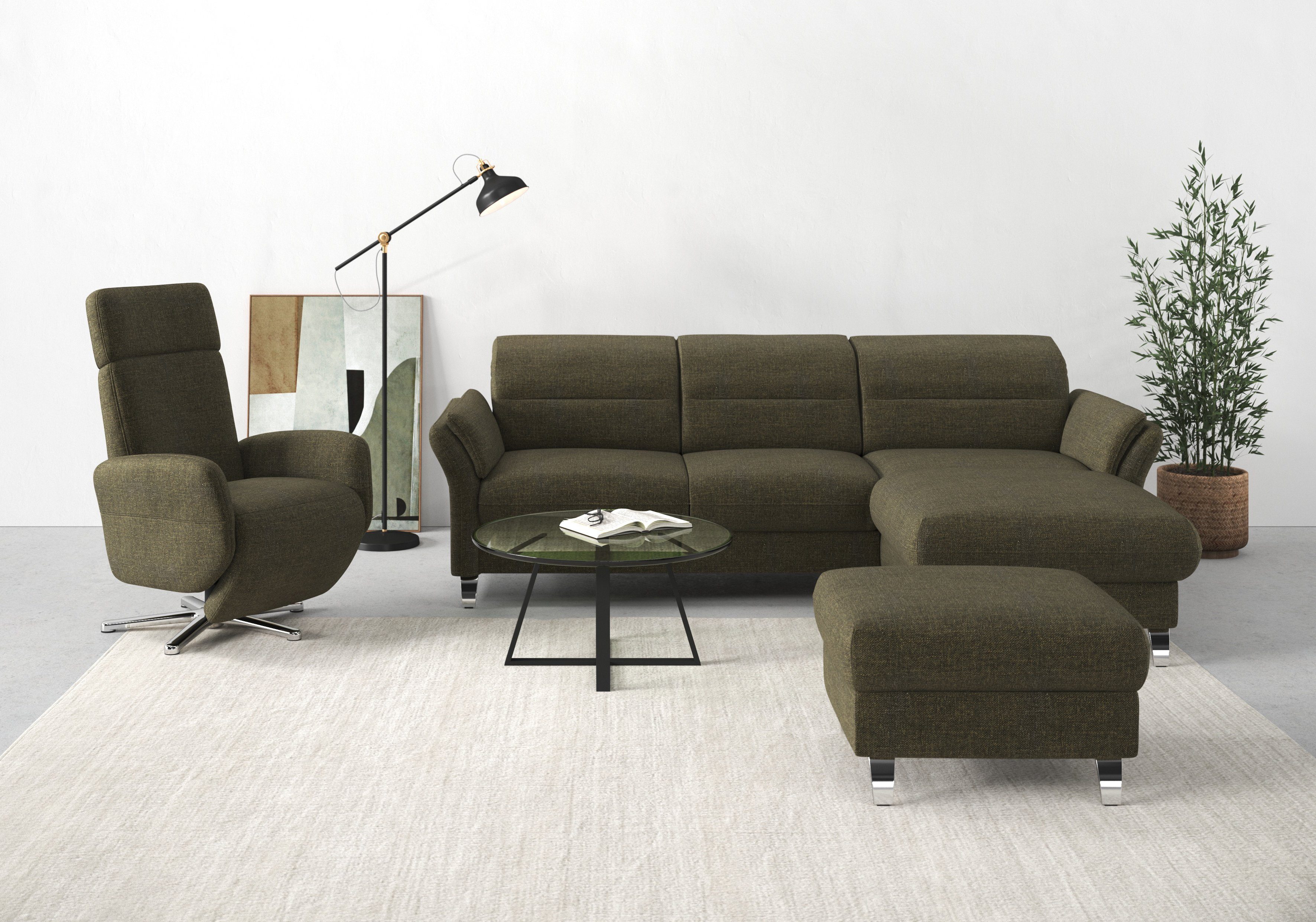 sit&more Ecksofa Grenoble L-Form mit Federkern, günstig online kaufen