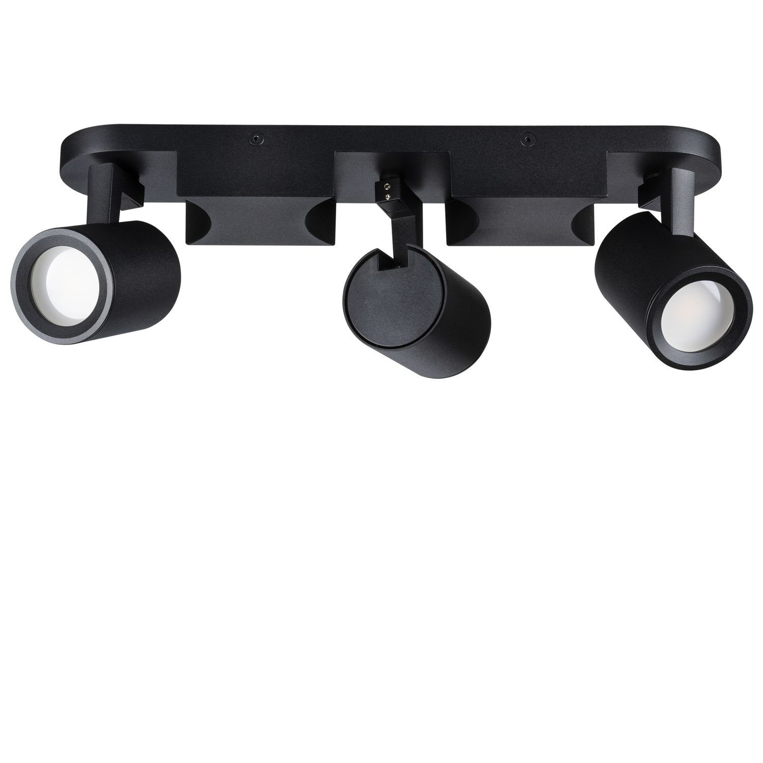 schwarz Nirual - GU10 Deckenstrahler Spot LED für - LEDANDO LED Leuchtmittel 3er Deckenspots -