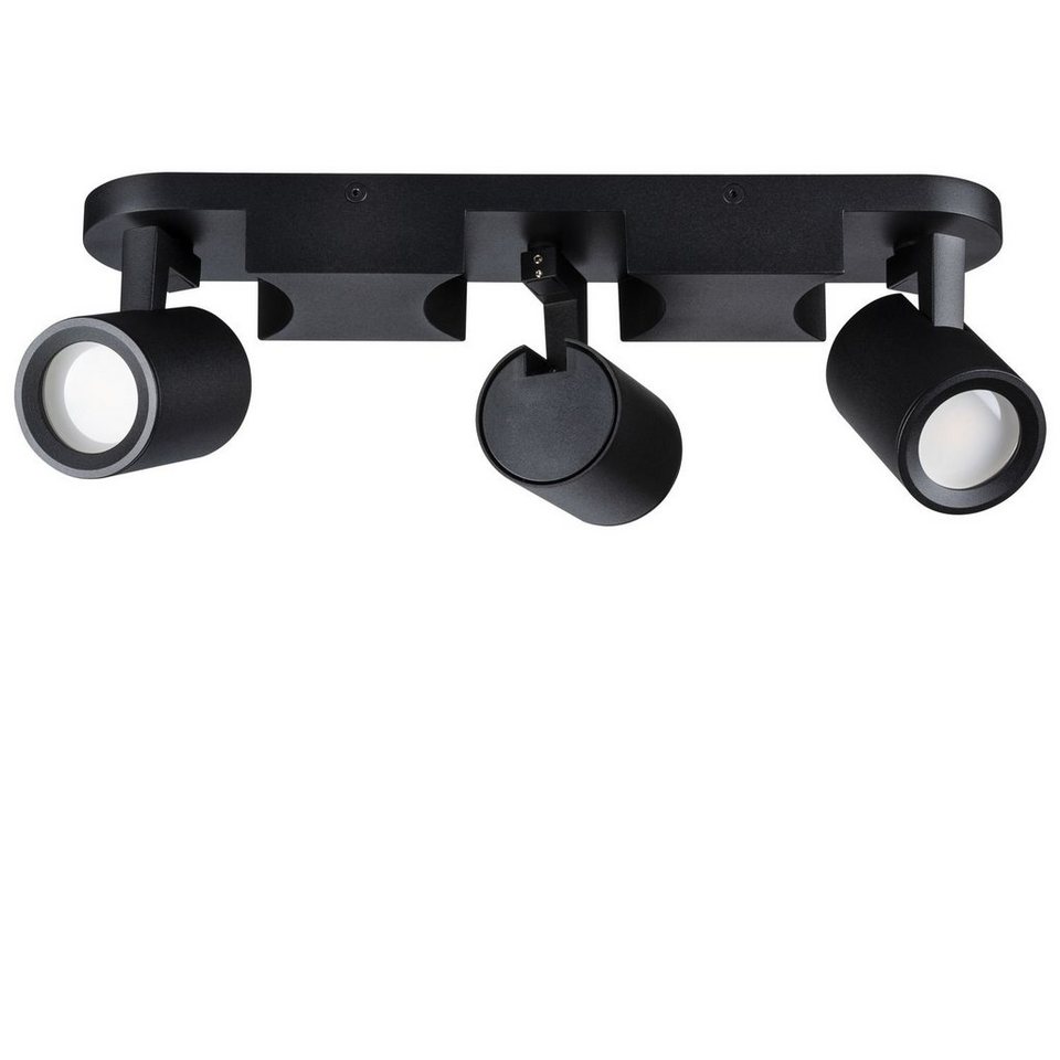 LEDANDO LED Deckenspots LED Deckenleuchte Nirual 3-flammig - schwarz - GU10  tauschbar - Spotle
