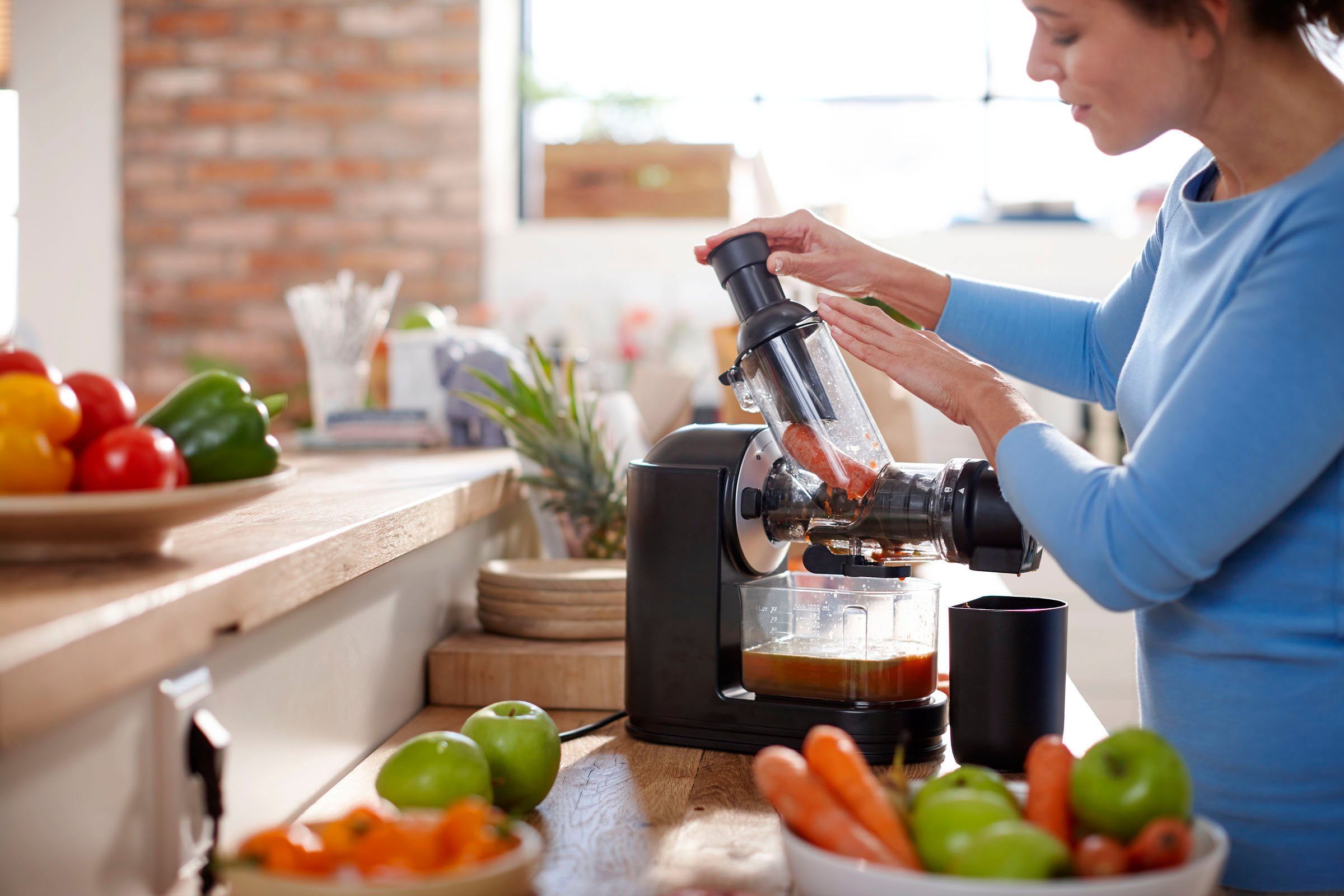 Slow 1 Liter, HR1889/70, XL W, Philips Juicer Einfüllöffnung 150