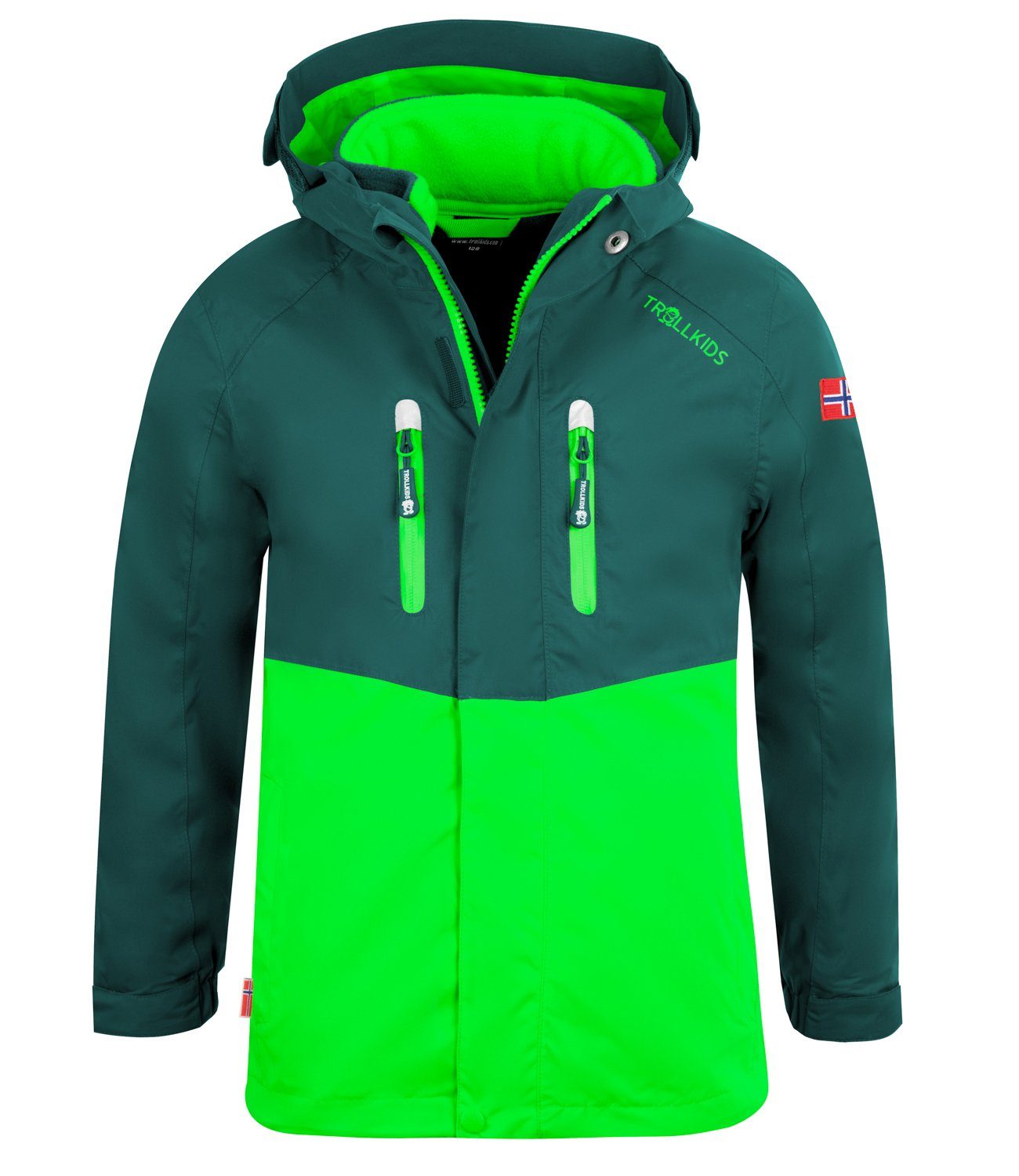 TROLLKIDS 3-in-1-Funktionsjacke Bryggen Wasserdicht