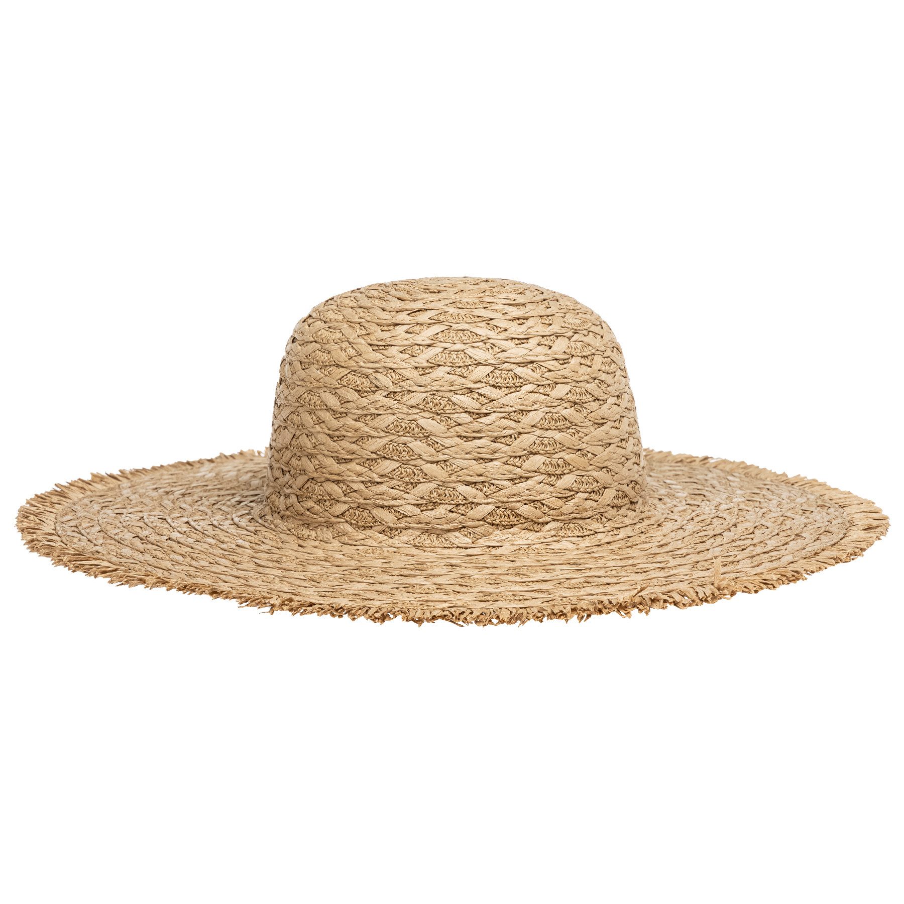 Caspar Strohhut HT022 großer Damen Sommerhut Sonnenhut mit breiter Krempe – Bild 4 von 5