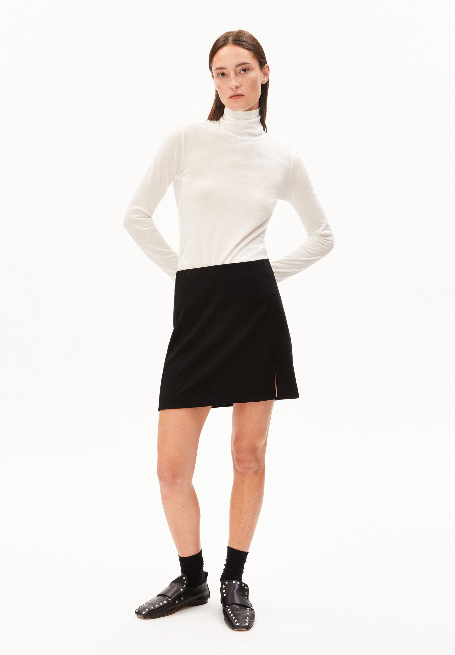 Armedangels Longsleeve GRAZILIANAA SOFT Longsleeve aus Bio-Baumwolle Slim Fit