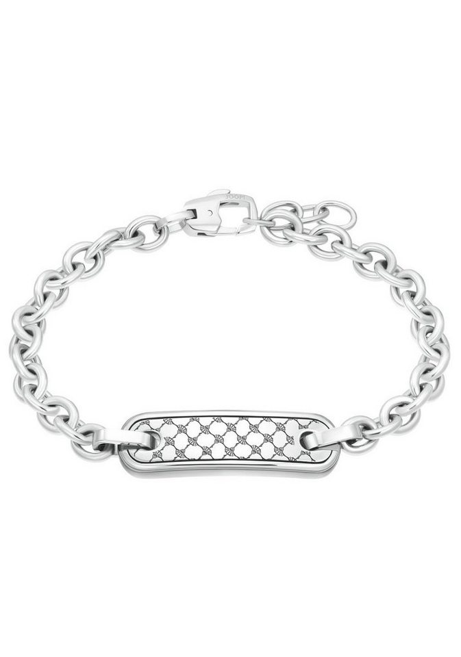 Joop! ID Armband, 2035913, Edelstahl, JOOP! Männer Ident-Armband mit  markentypischer Kornblume