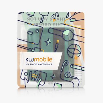 kwmobile 2x Kartenhalter für Smartphones - Kunststoff Halter Halterung, (1-tlg., Etui 57 x 90 mm - Platz für bis zu 4 Karten)