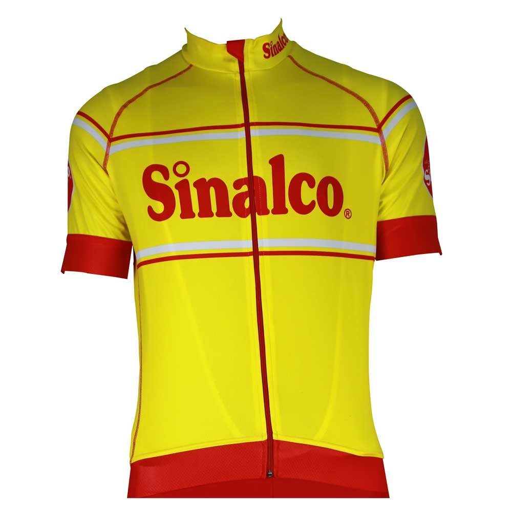 Radtrikot Herren Fahrradtrikot kurzarm „Sinalco“, Rennradtrikot eng geschnittem